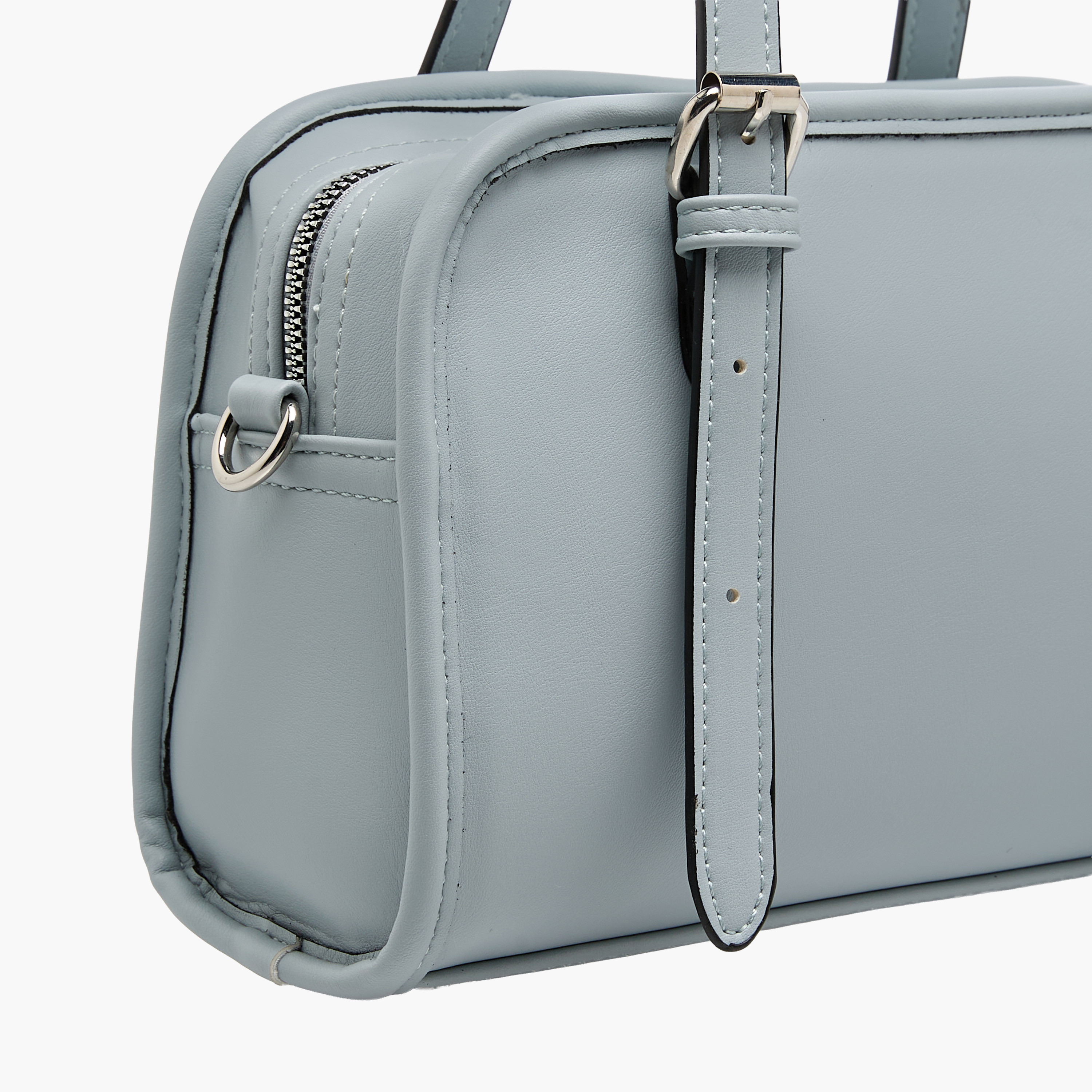 Marina Galanti Textured Shoulder Bag with Detachable Strap-women-bagsandwallets-handbags-image-6