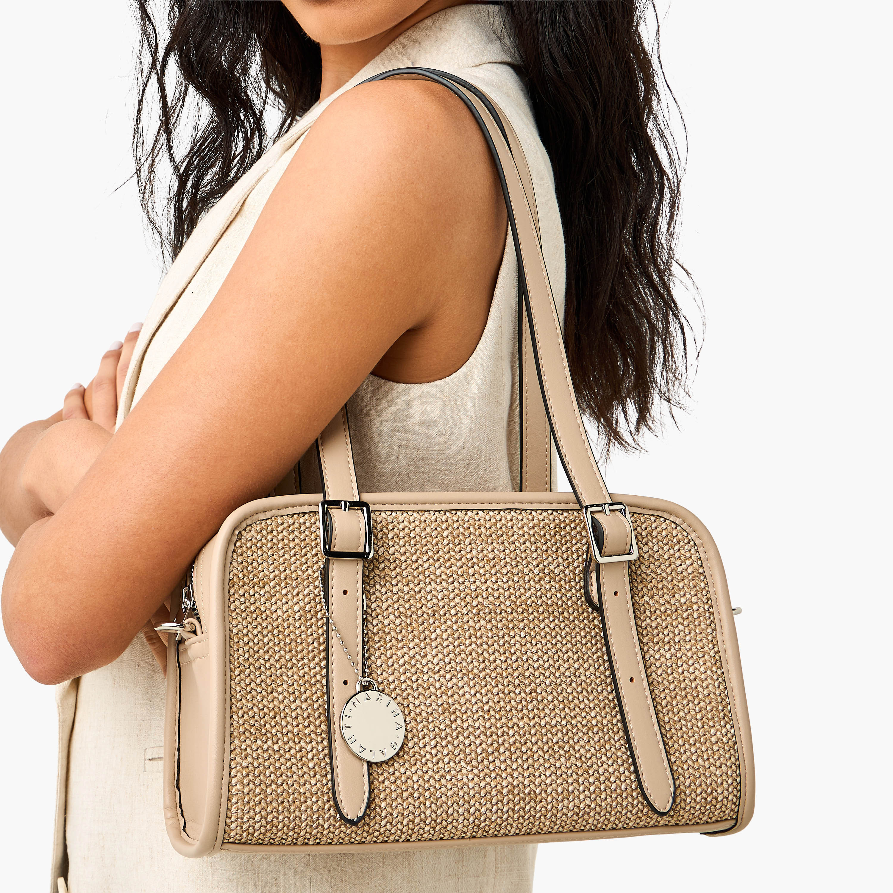 شنطة كتف بارزة الملمس بحزام قابل للفصل من مارينا جالانتي-women-bagsandwallets-handbags-image-8