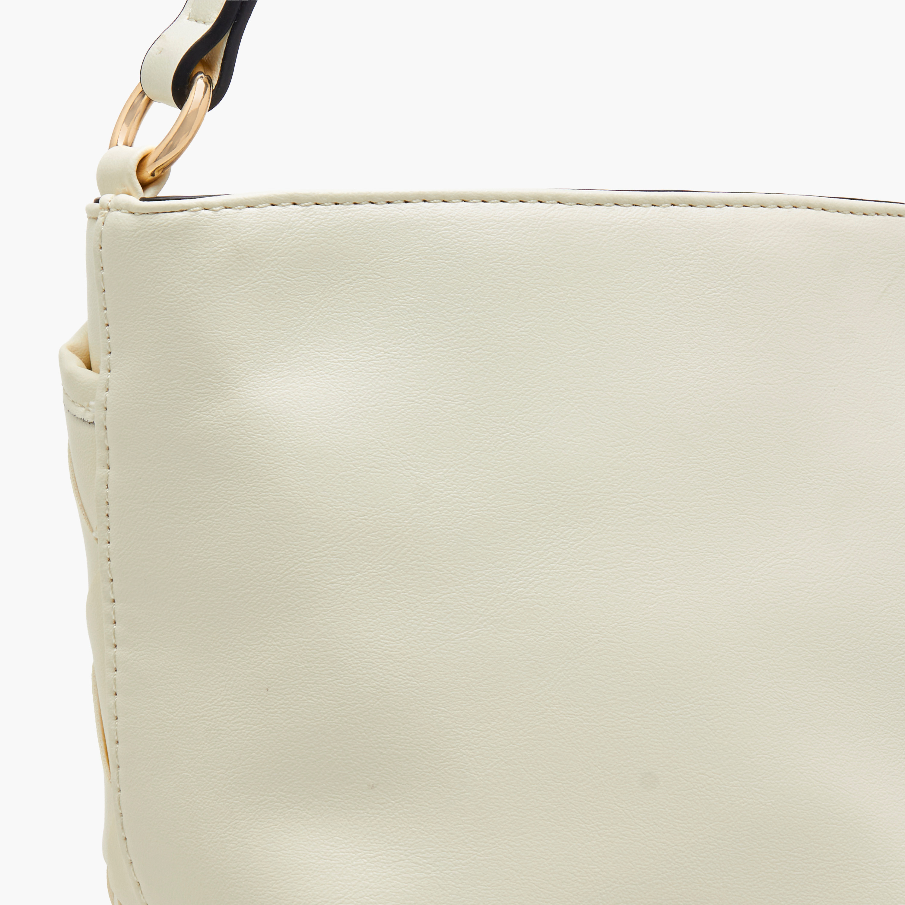 Marina Galanti Textured Bucket Bag with Detachable Strap-women-bagsandwallets-handbags-image-6