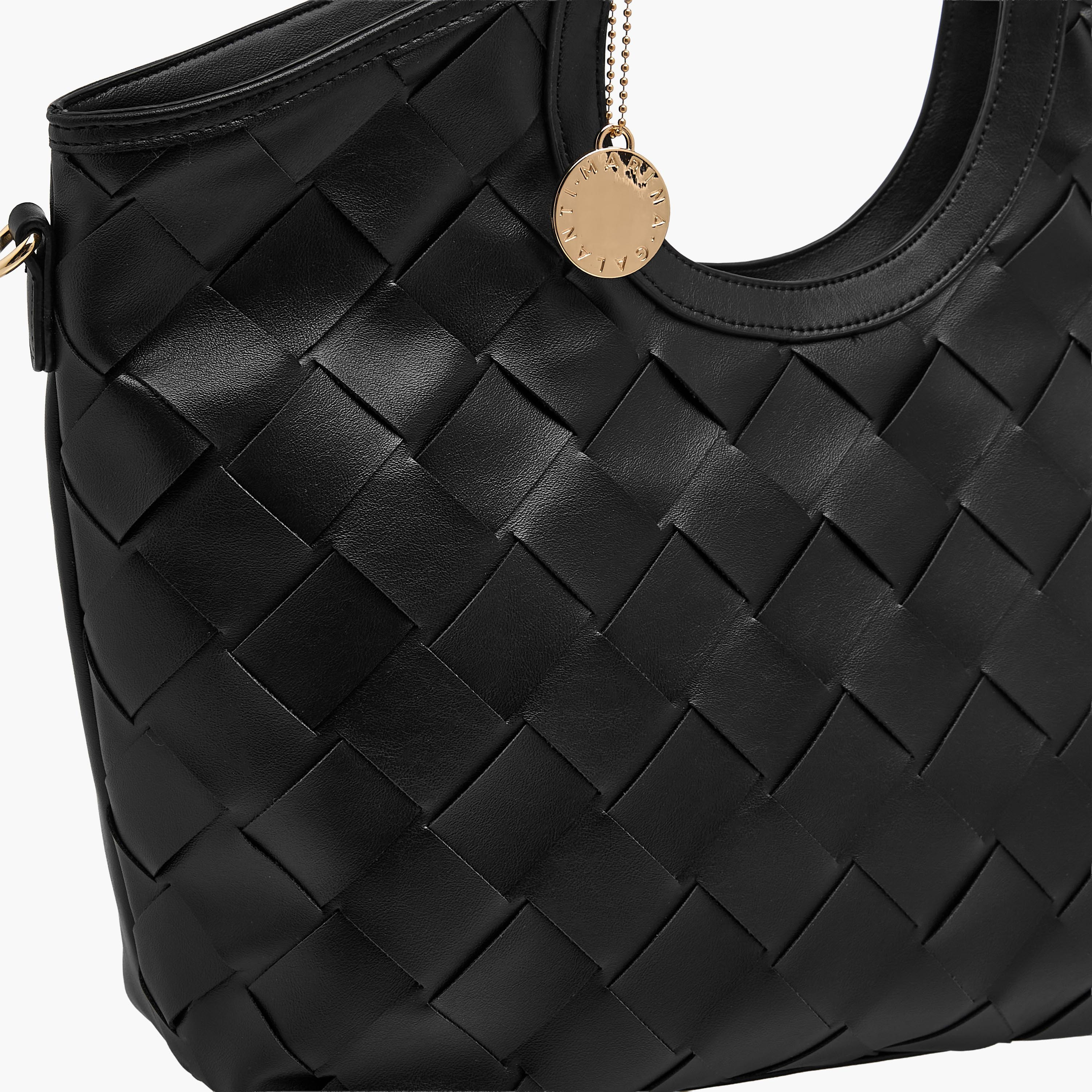 Marina Galanti Weave Textured Shopper Bag with Detachable Strap-women-bagsandwallets-handbags-image-5