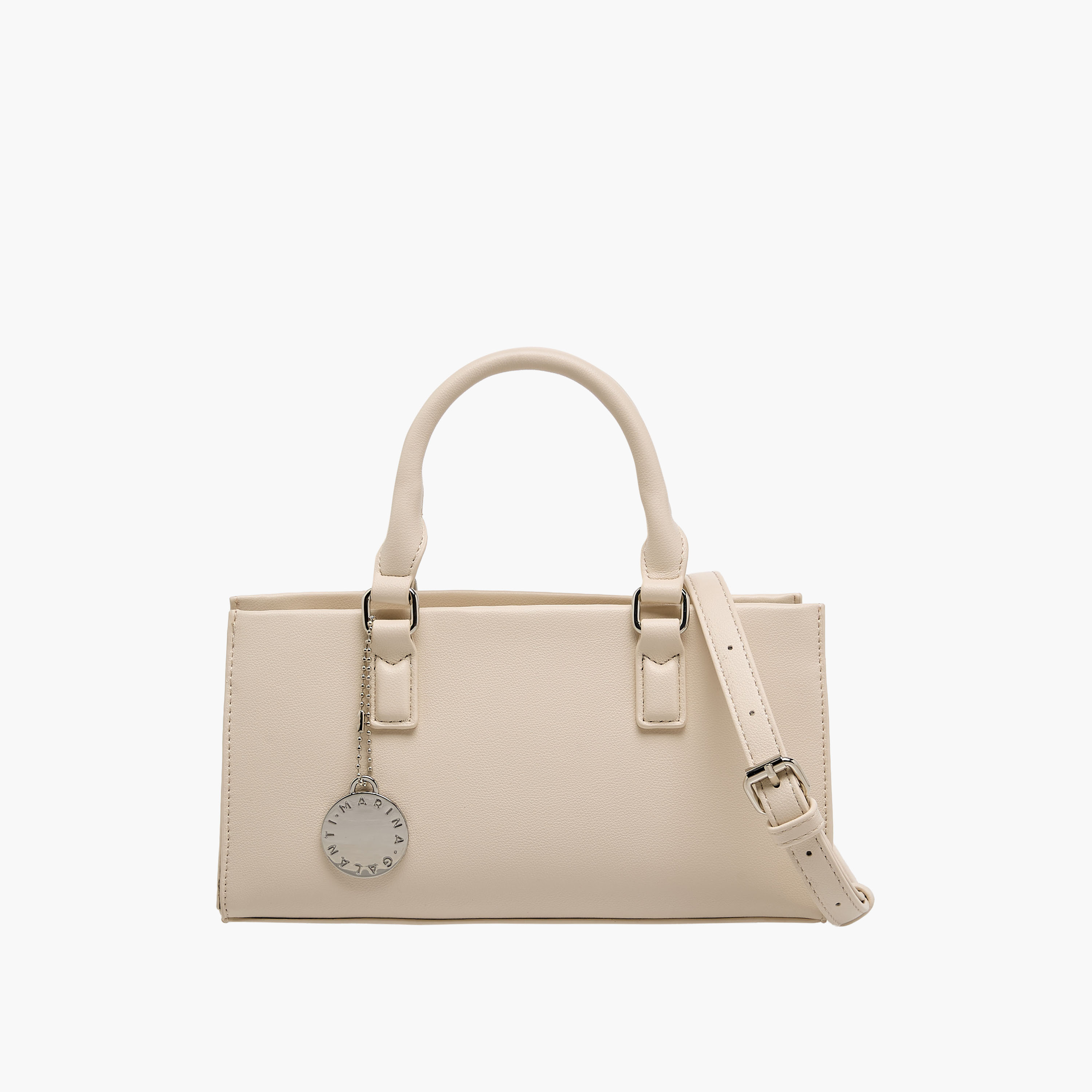 شنطة توت سادة بحزام قابل للفصل إيست ويست من مارينا جالانتي-women-bagsandwallets-handbags-image-1