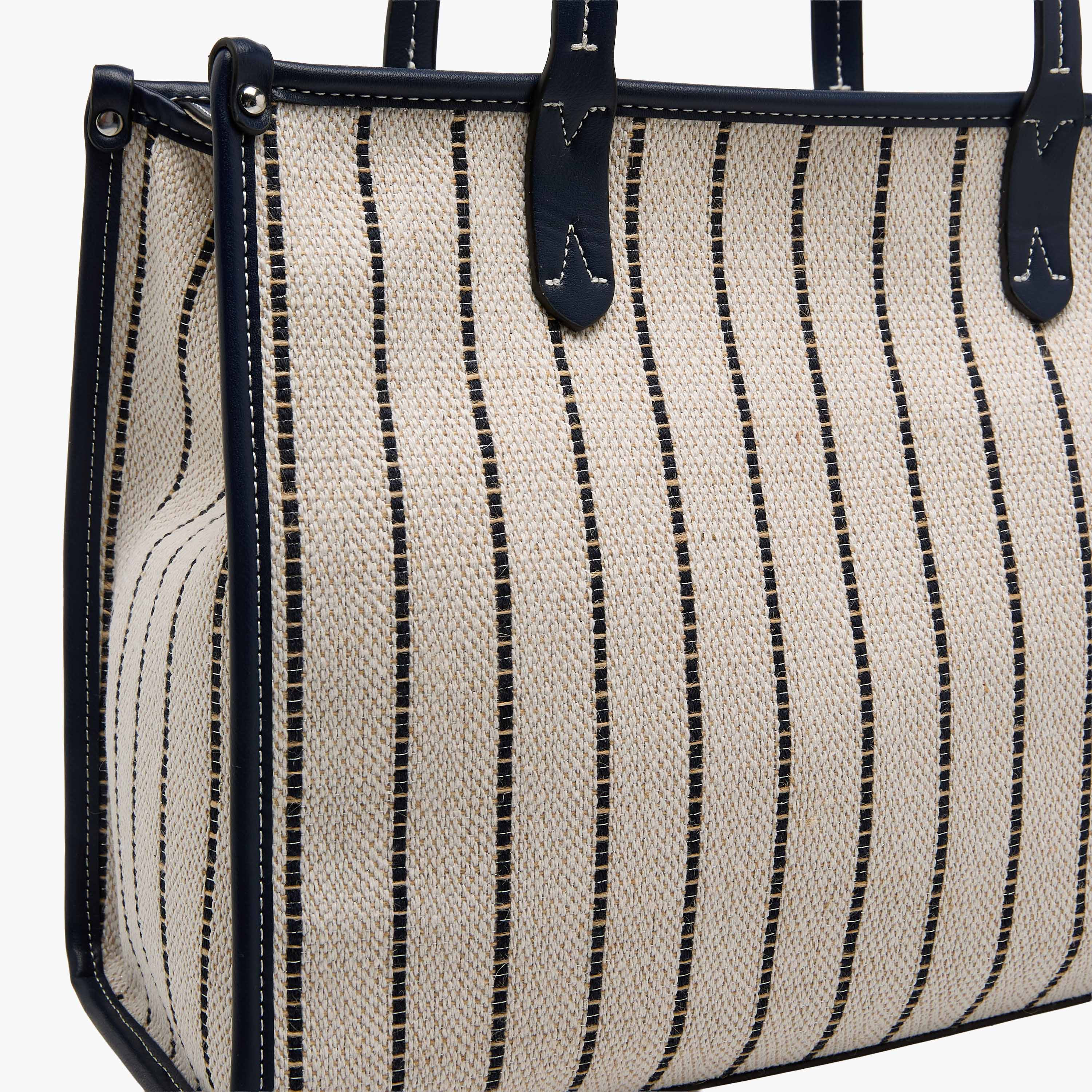 شنطة توتي مخططة بمقابض مزدوجة من مارينا جالانتي-women-bagsandwallets-handbags-image-6