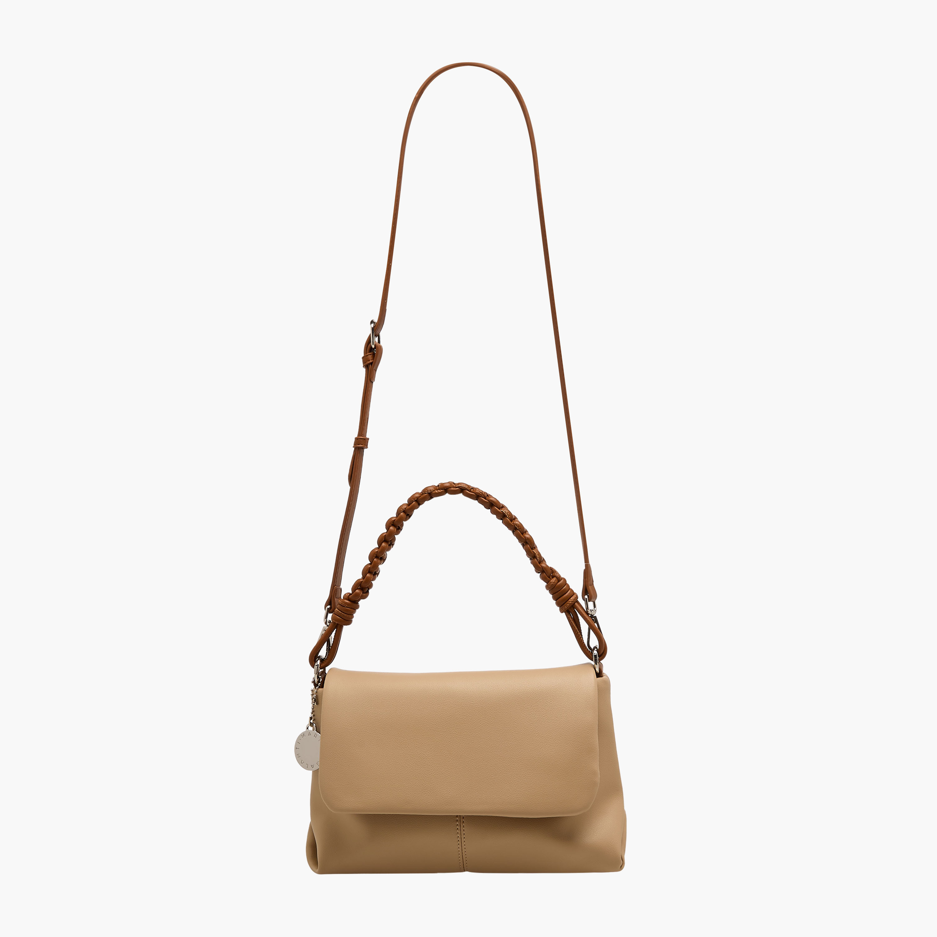 شنطة كتف سادة بحزام قابل للفصل من مارينا جالانتي-women-bagsandwallets-handbags-image-3