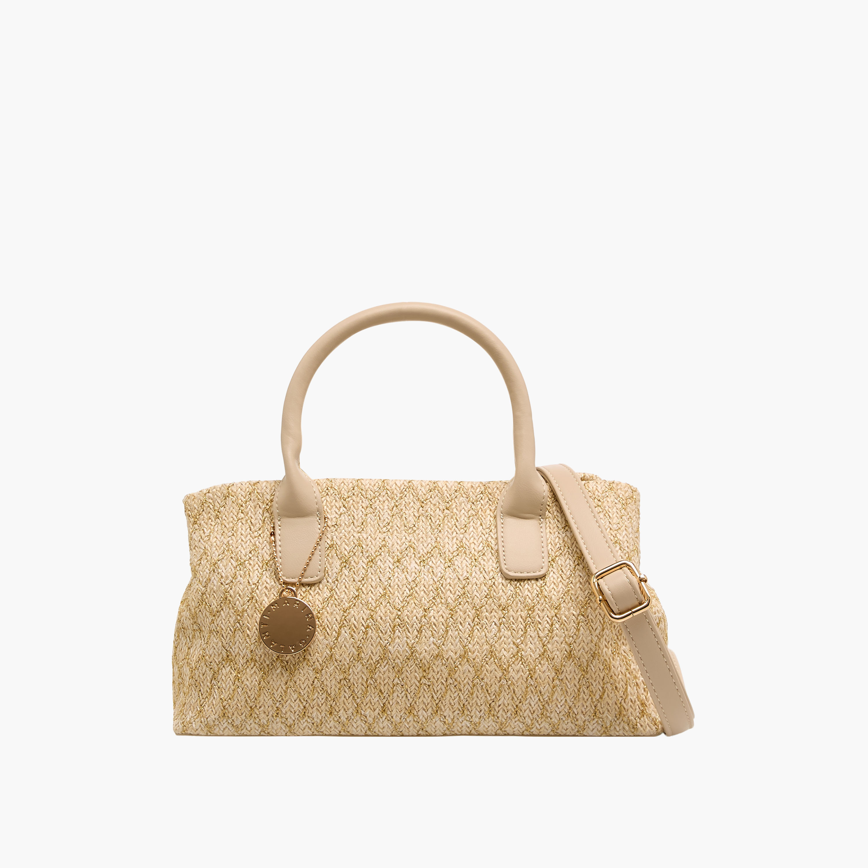 Marina Galanti Eastwest Textured Tote Bag with Detachable Strap-women-bagsandwallets-handbags-image-1