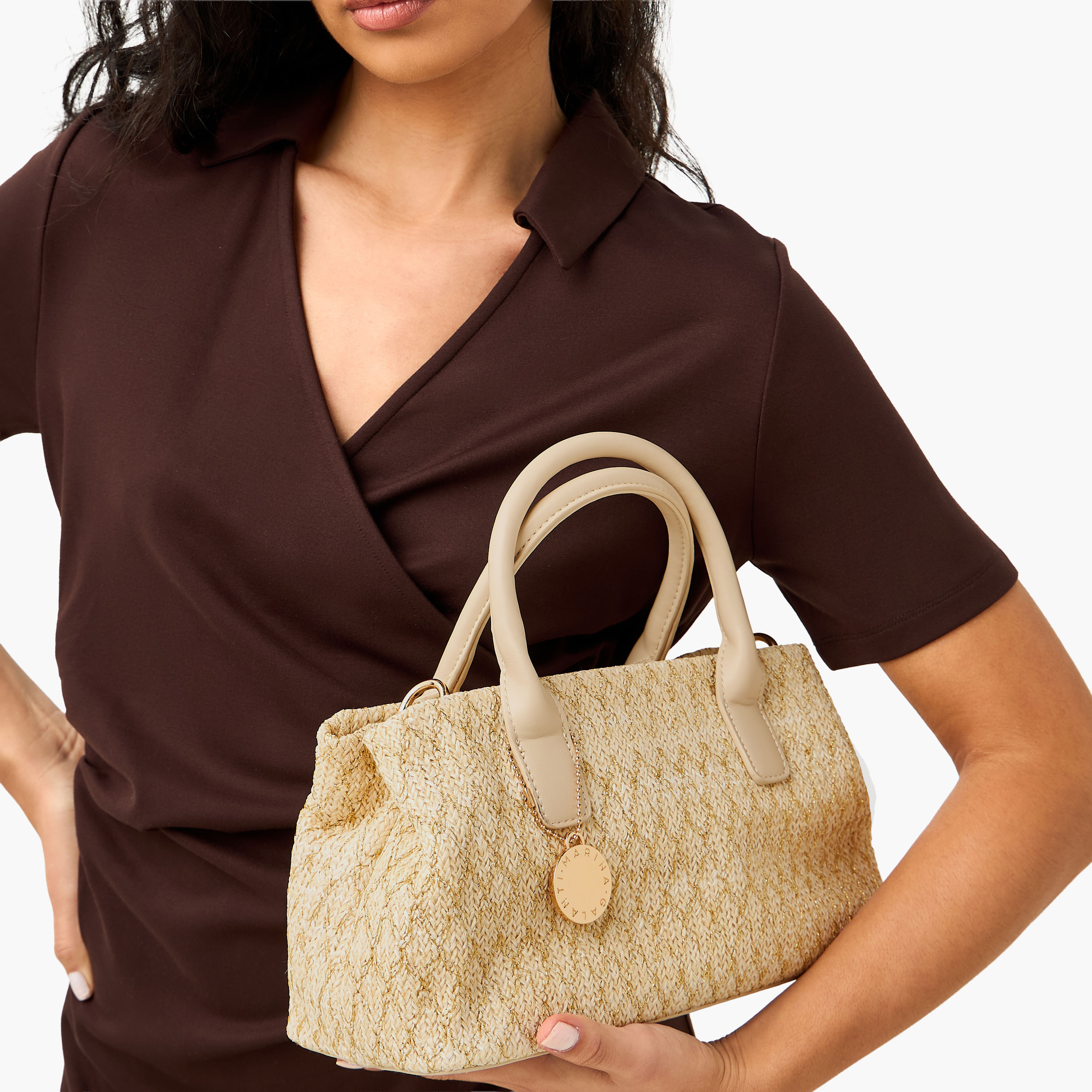 Marina Galanti Eastwest Textured Tote Bag with Detachable Strap-women-bagsandwallets-handbags-image-8