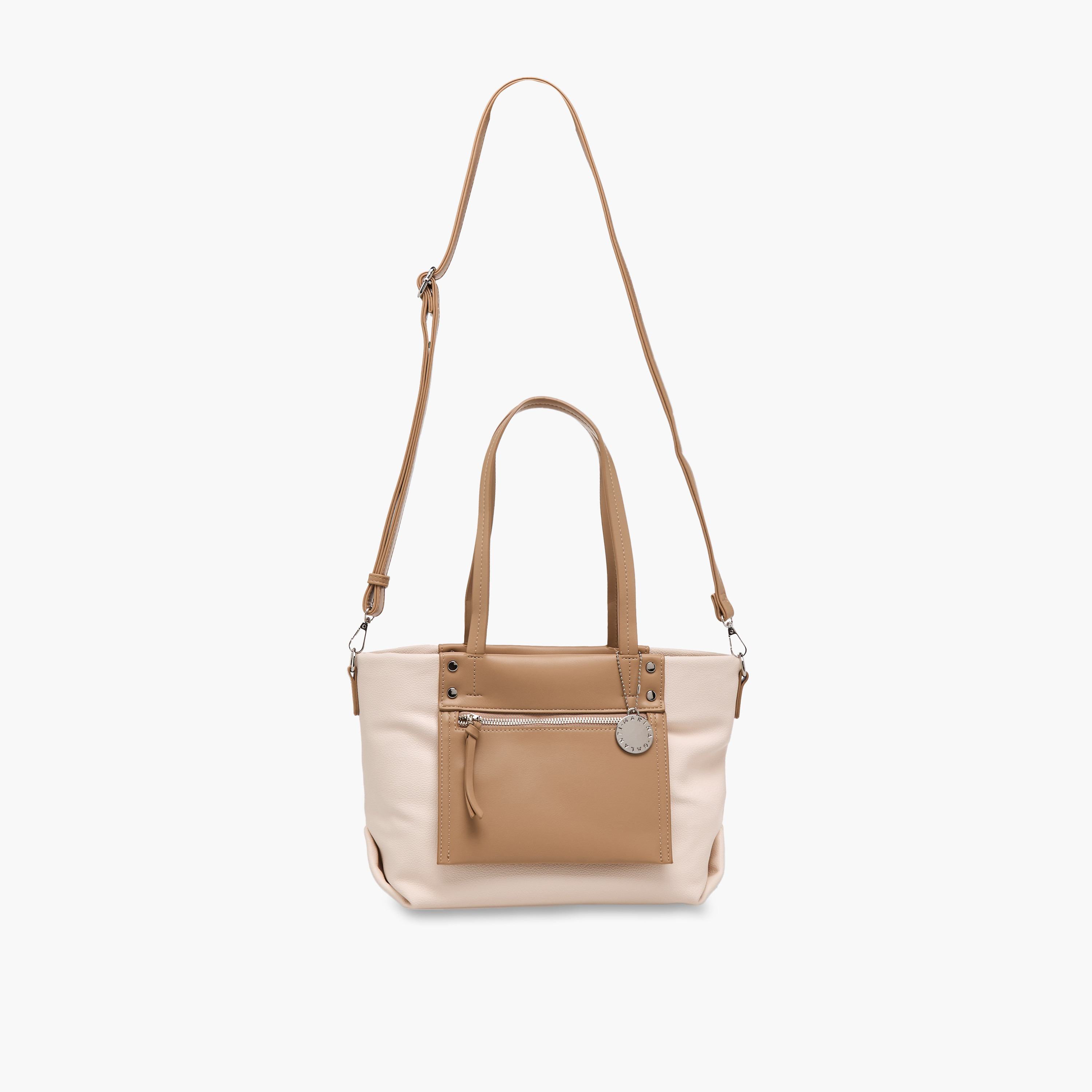 Marina Galanti Colourblock Tote Bag with Zip Closure-women-bagsandwallets-handbags-image-2