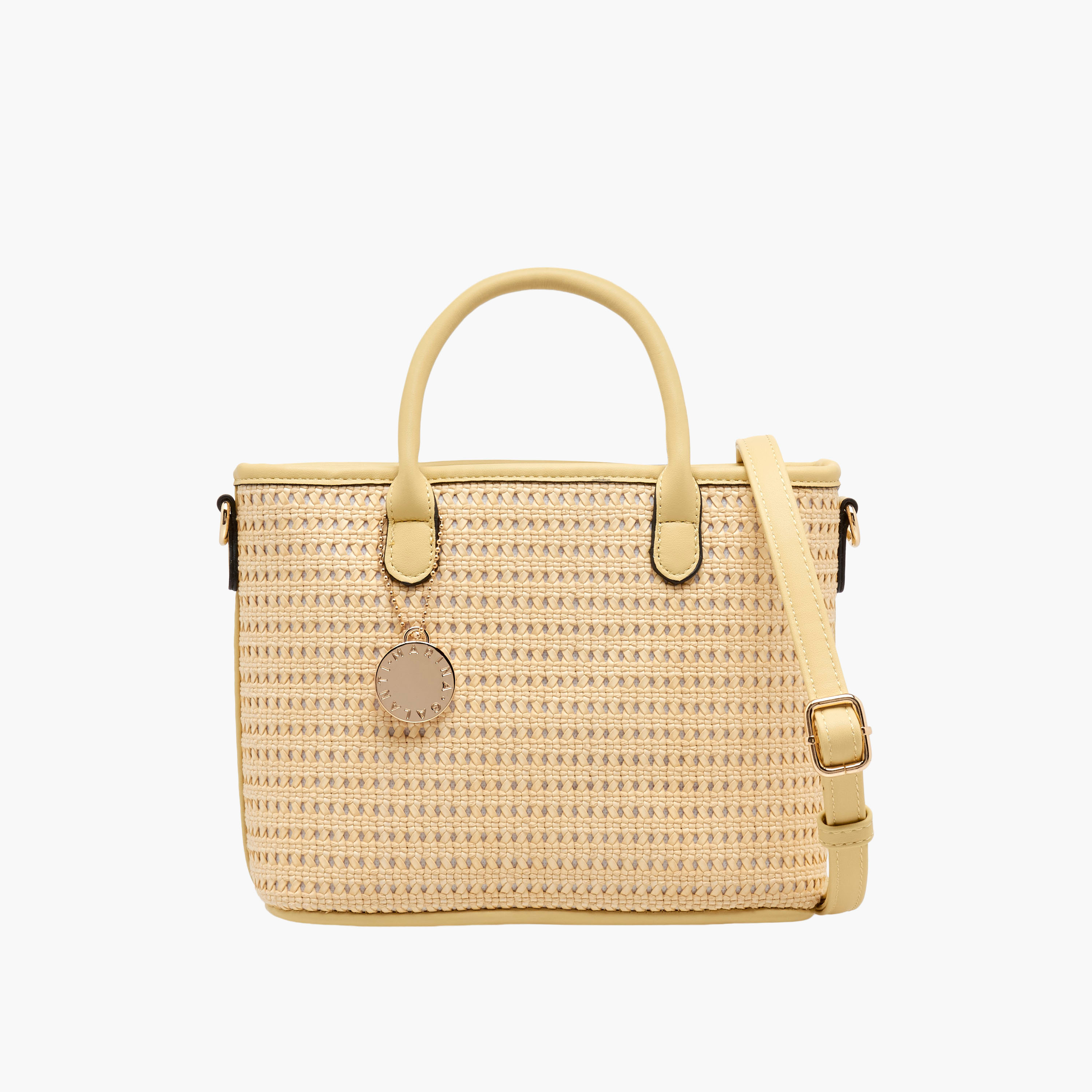 شنطة توتي بارزة الملمس بحزام قابل للفصل من مارينا جالانتي-women-bagsandwallets-handbags-image-1
