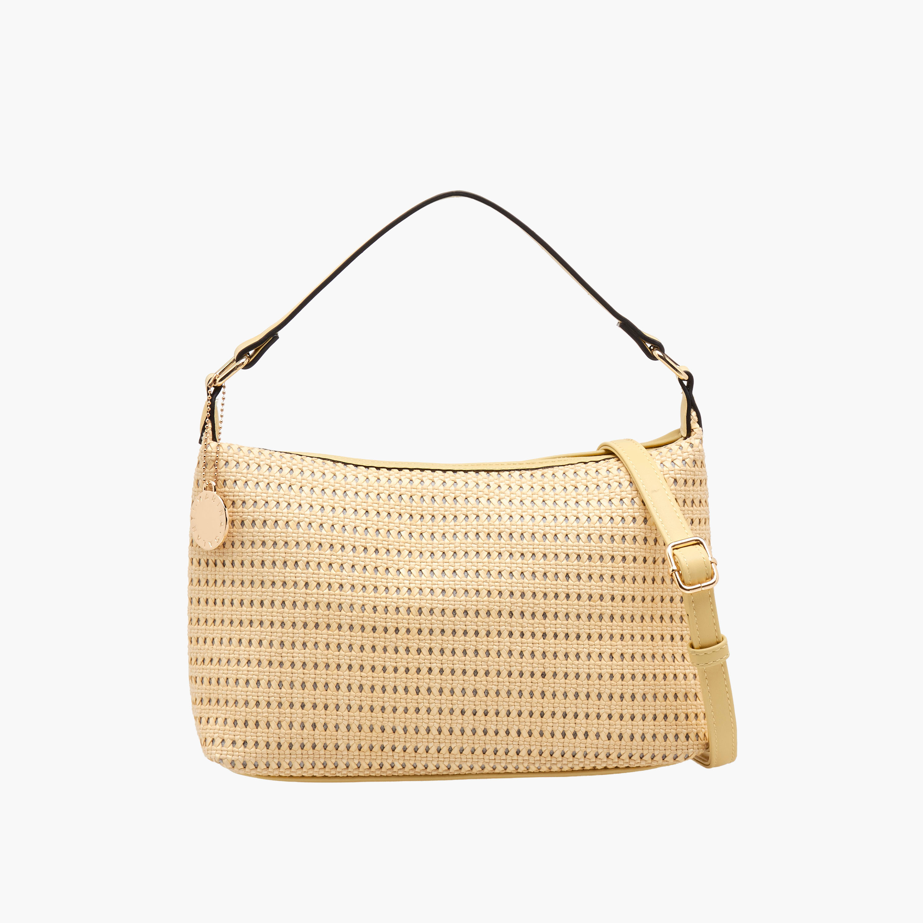 Marina Galanti Textured Shoulder Bag with Detachable Strap-women-bagsandwallets-handbags-image-1