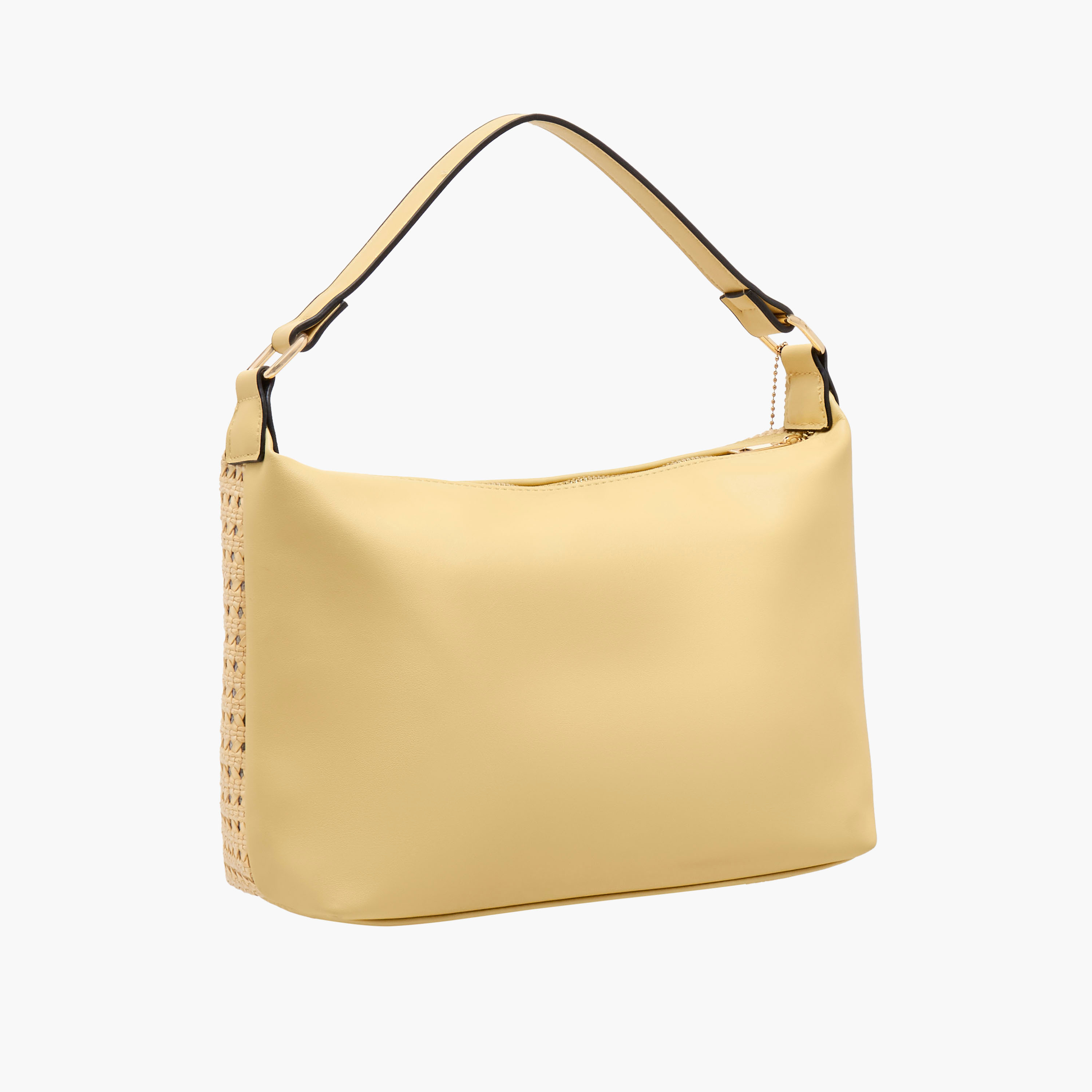 Marina Galanti Textured Shoulder Bag with Detachable Strap-women-bagsandwallets-handbags-image-4