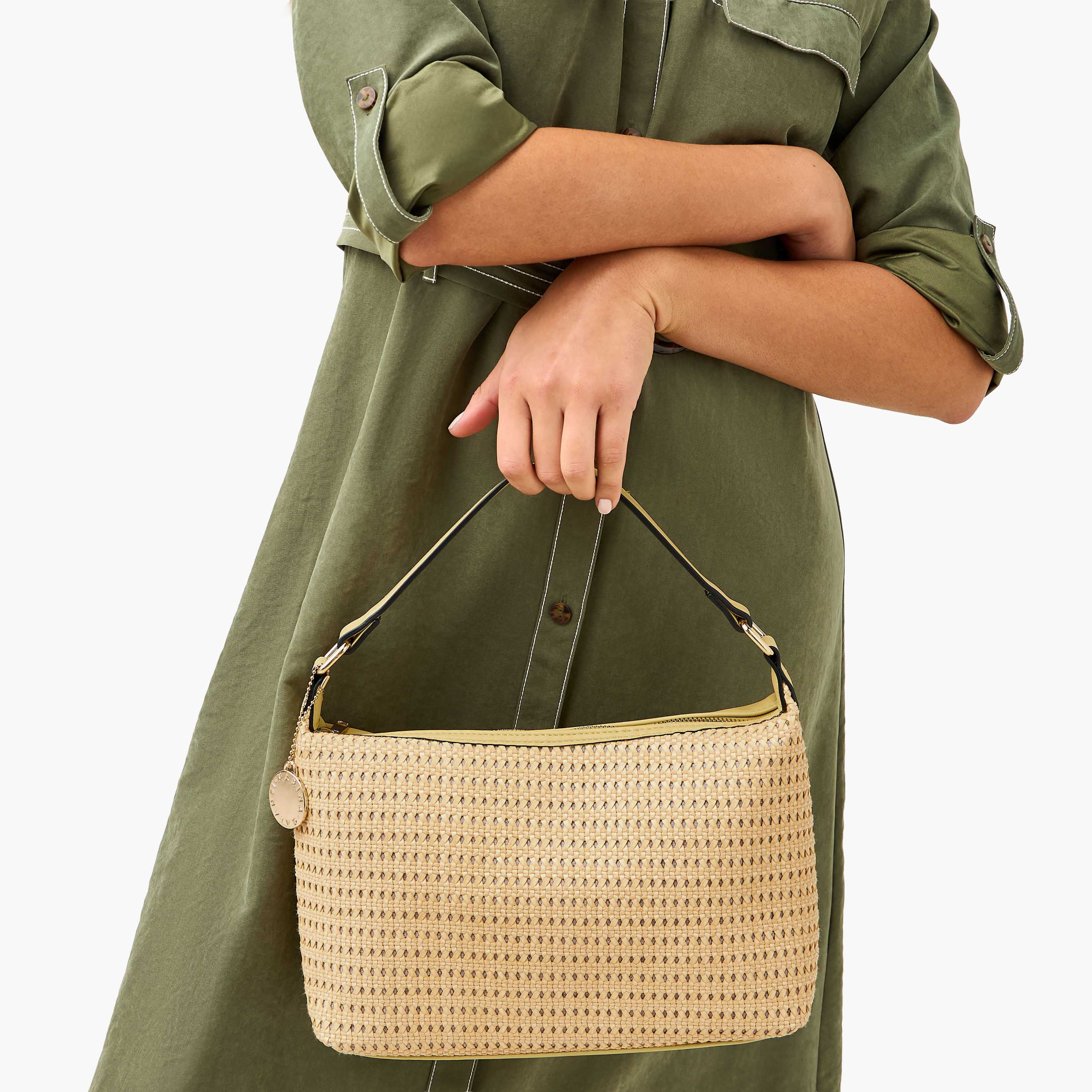 Marina Galanti Textured Shoulder Bag with Detachable Strap-women-bagsandwallets-handbags-image-8