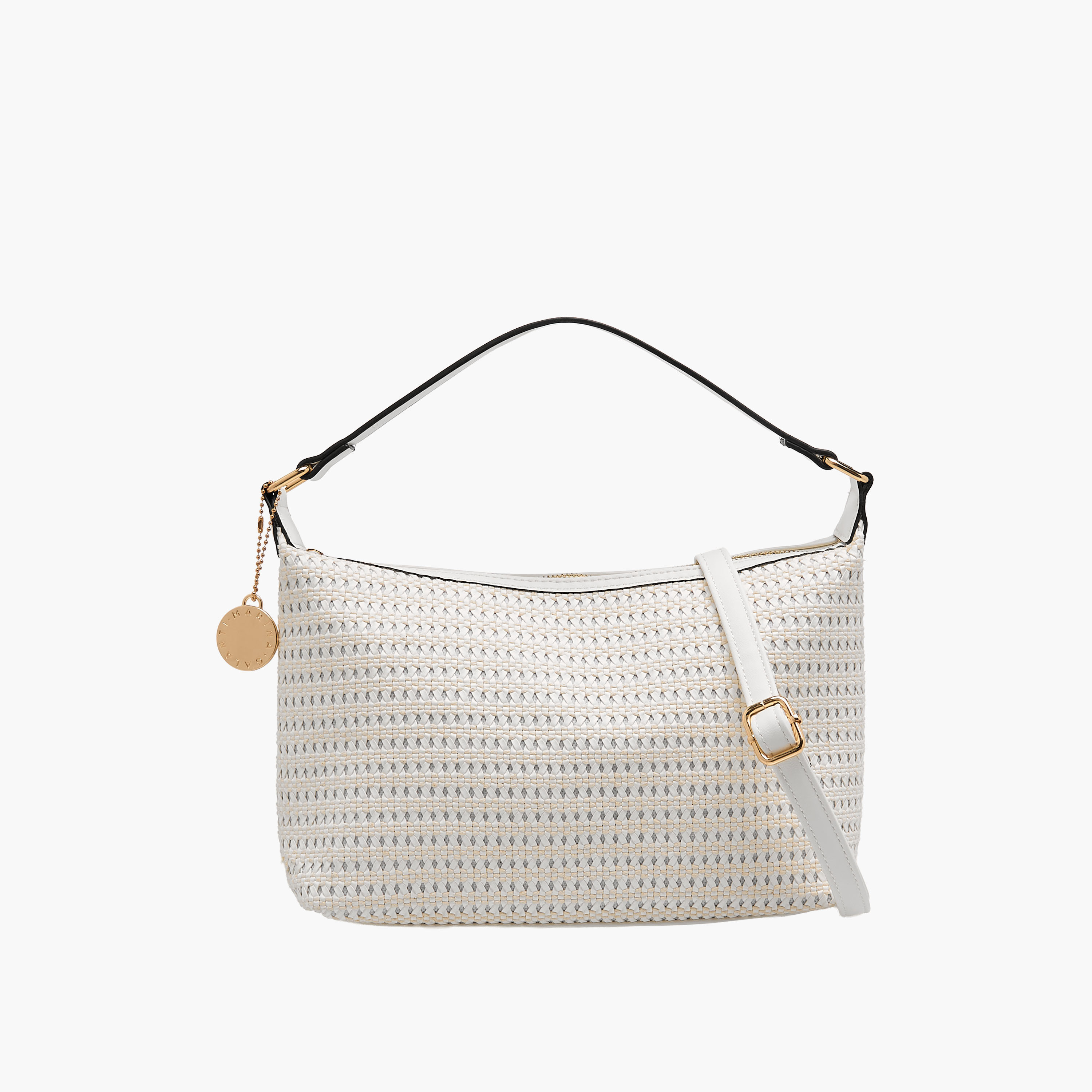 شنطة كتف بارزة الملمس بحزام قابل للفصل من مارينا جالانتي-women-bagsandwallets-handbags-image-1