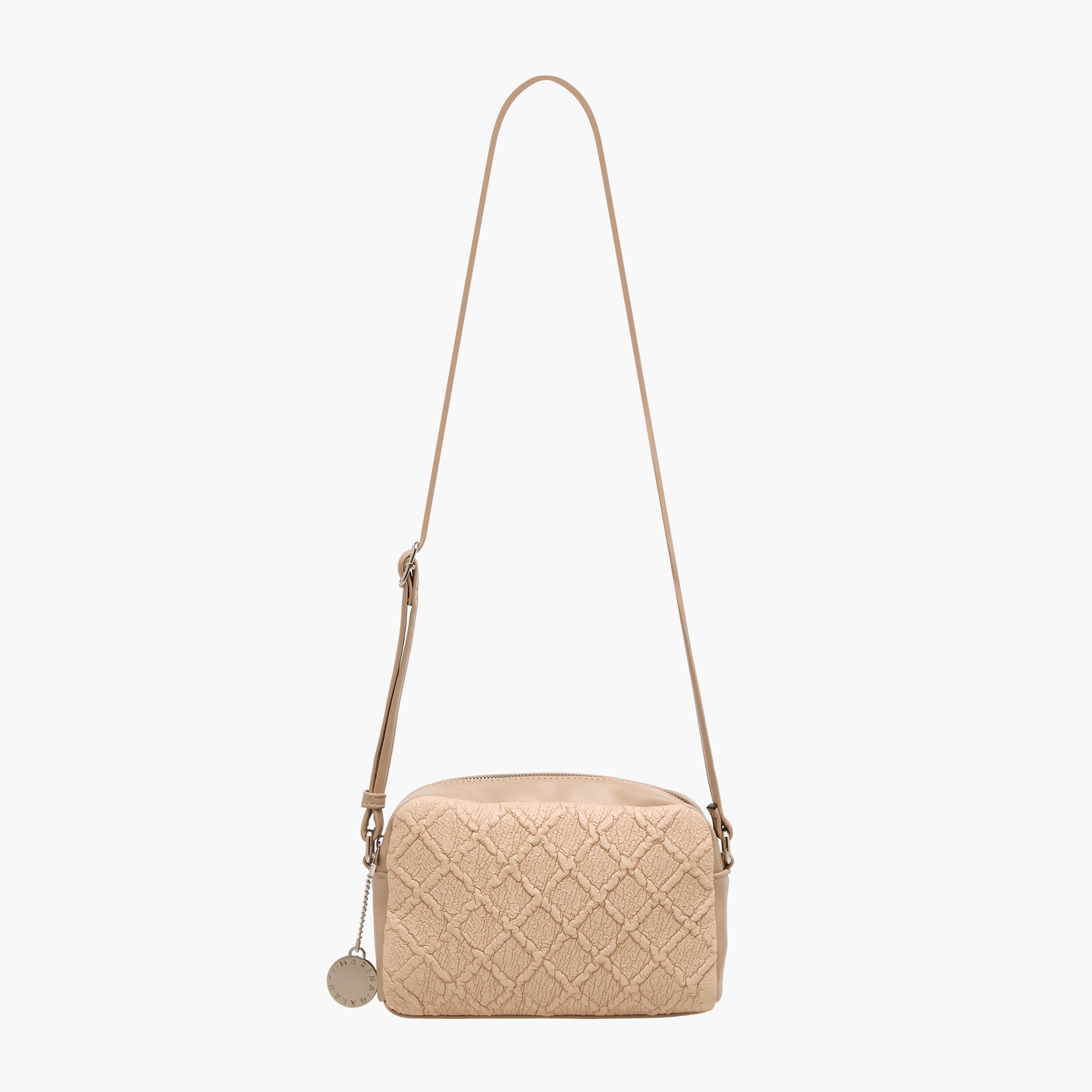 Marina Galanti Textured Crossbody Bag with Adjustable Strap-women-bagsandwallets-handbags-image-3