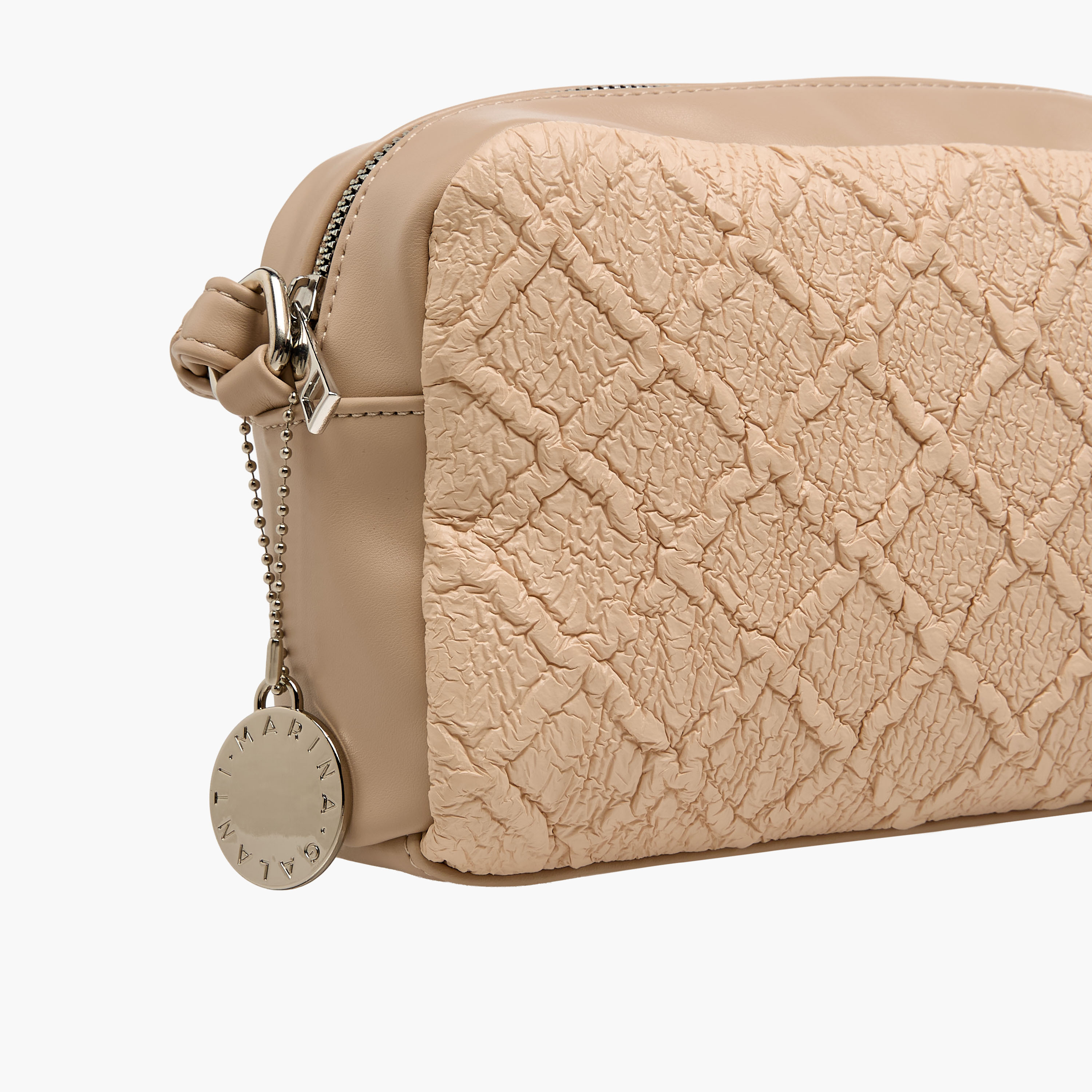 Marina Galanti Textured Crossbody Bag with Adjustable Strap-women-bagsandwallets-handbags-image-5