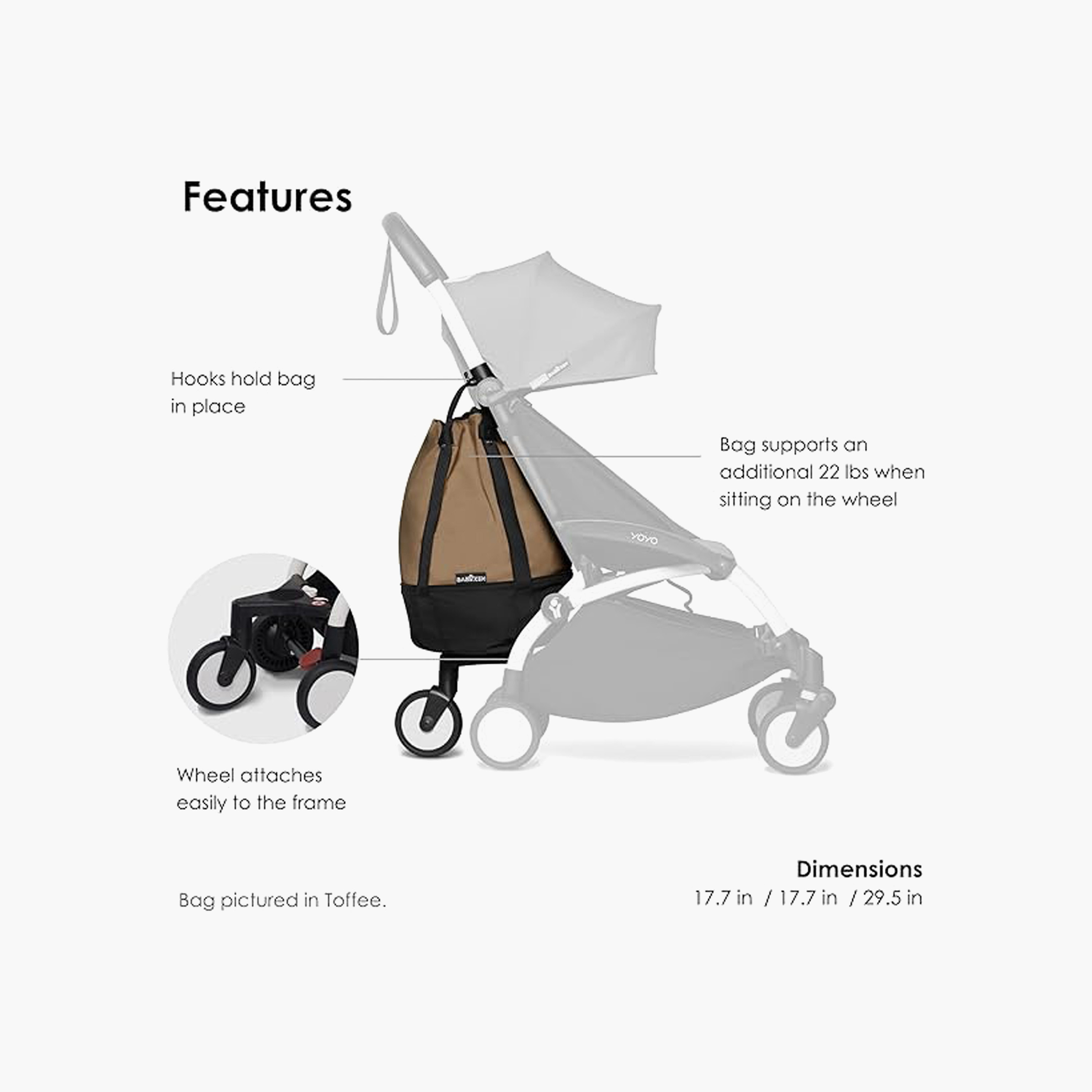 Stokke BABYZEN YOYO Stroller Accessory with Hooks-baby-gear-strollersandprams-accessories-image-5