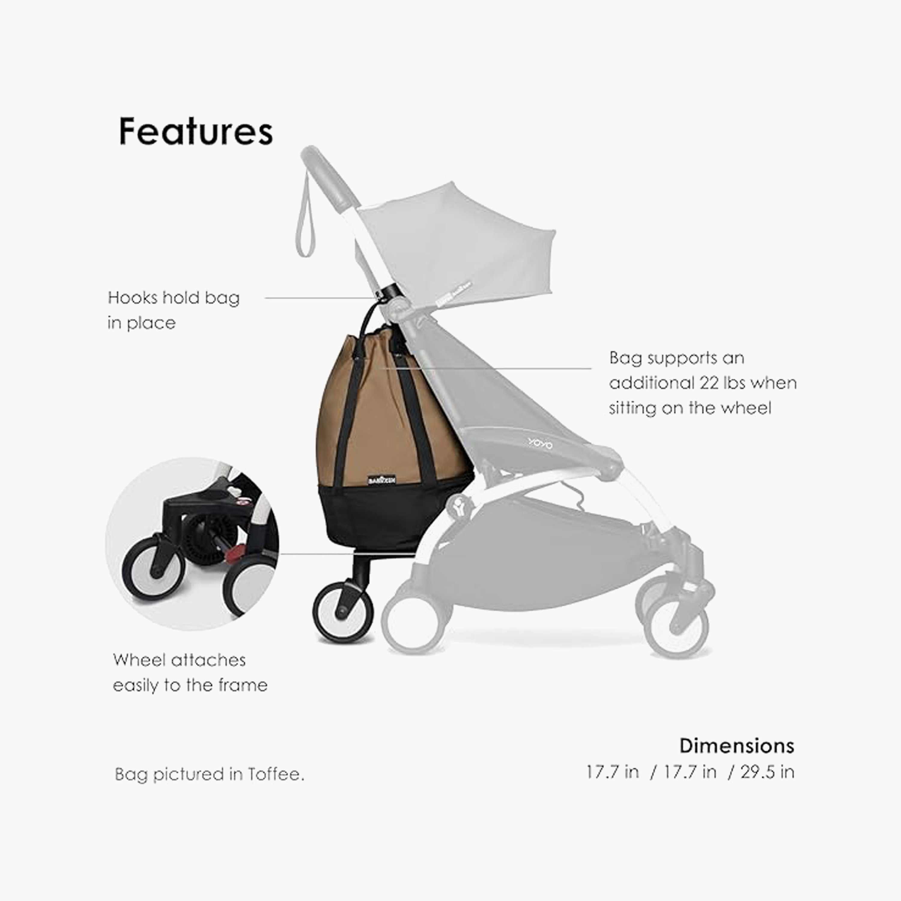 Stokke BABYZEN YOYO Stroller Accessory with Hooks-baby-gear-strollersandprams-accessories-image-5