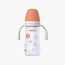 Farlin Printed Wide Neck Feeding Bottle with Handle - 6 Months+ - 270ml - Pink-baby-feeding-feedingbottles-bottlesandteats-image-1