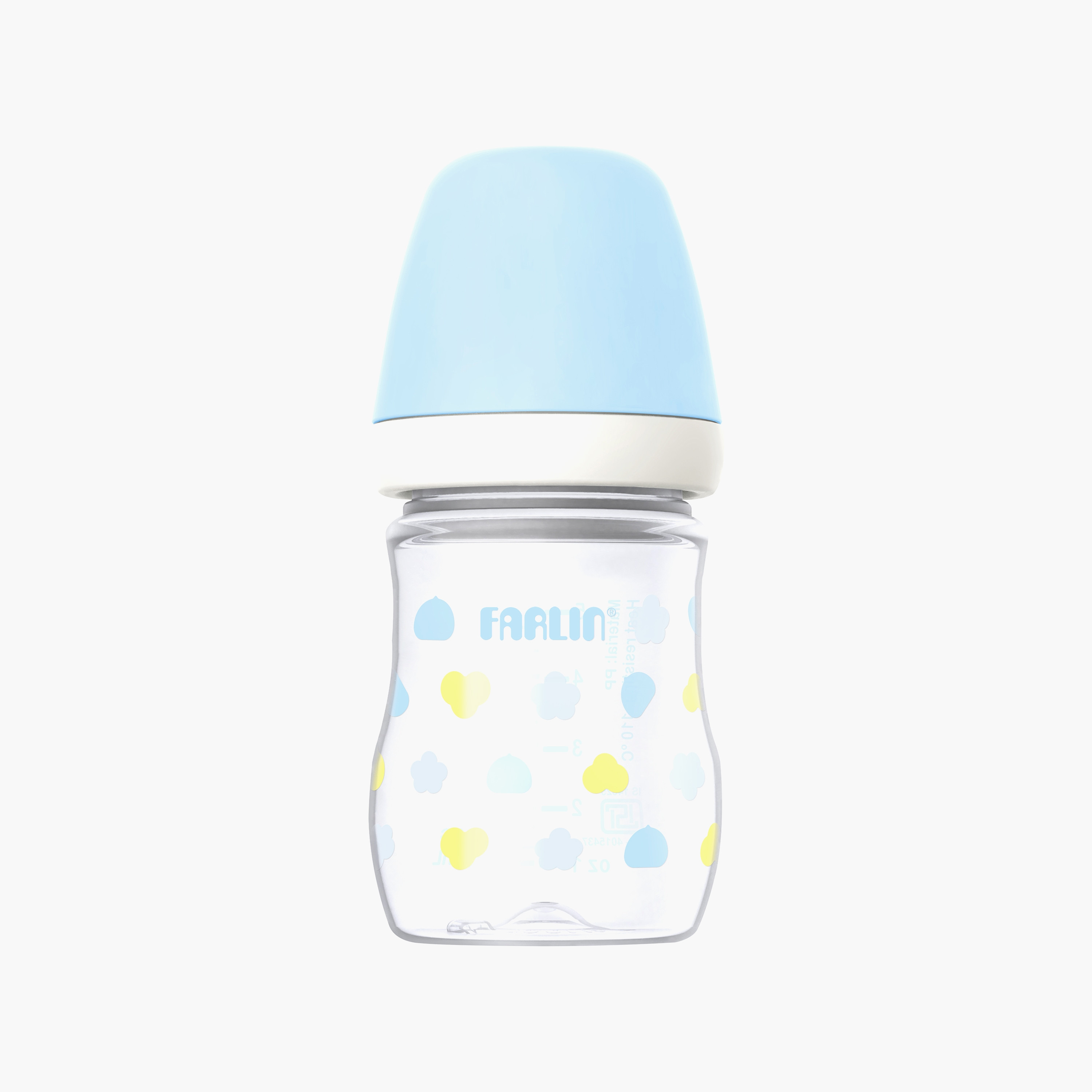 Farlin Printed Wide Neck Feeding Bottle - 0 Months+ - 150ml-baby-feeding-feedingbottles-bottlesandteats-image-1