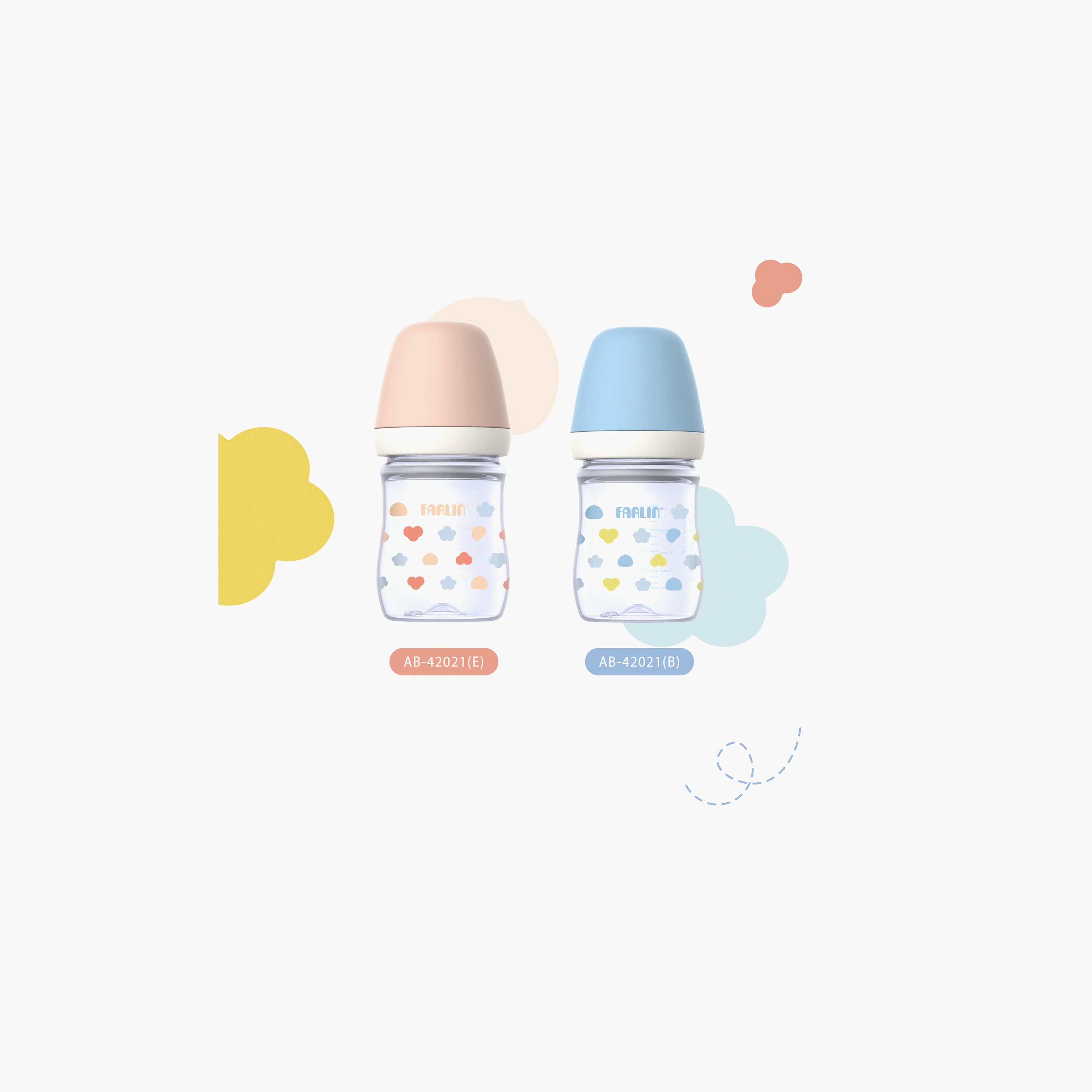 زجاجة رضاعة برقبة عريضة مطبوعة من فارلين - 0 أشهر فما فوق - 150 مل-baby-feeding-feedingbottles-bottlesandteats-image-24
