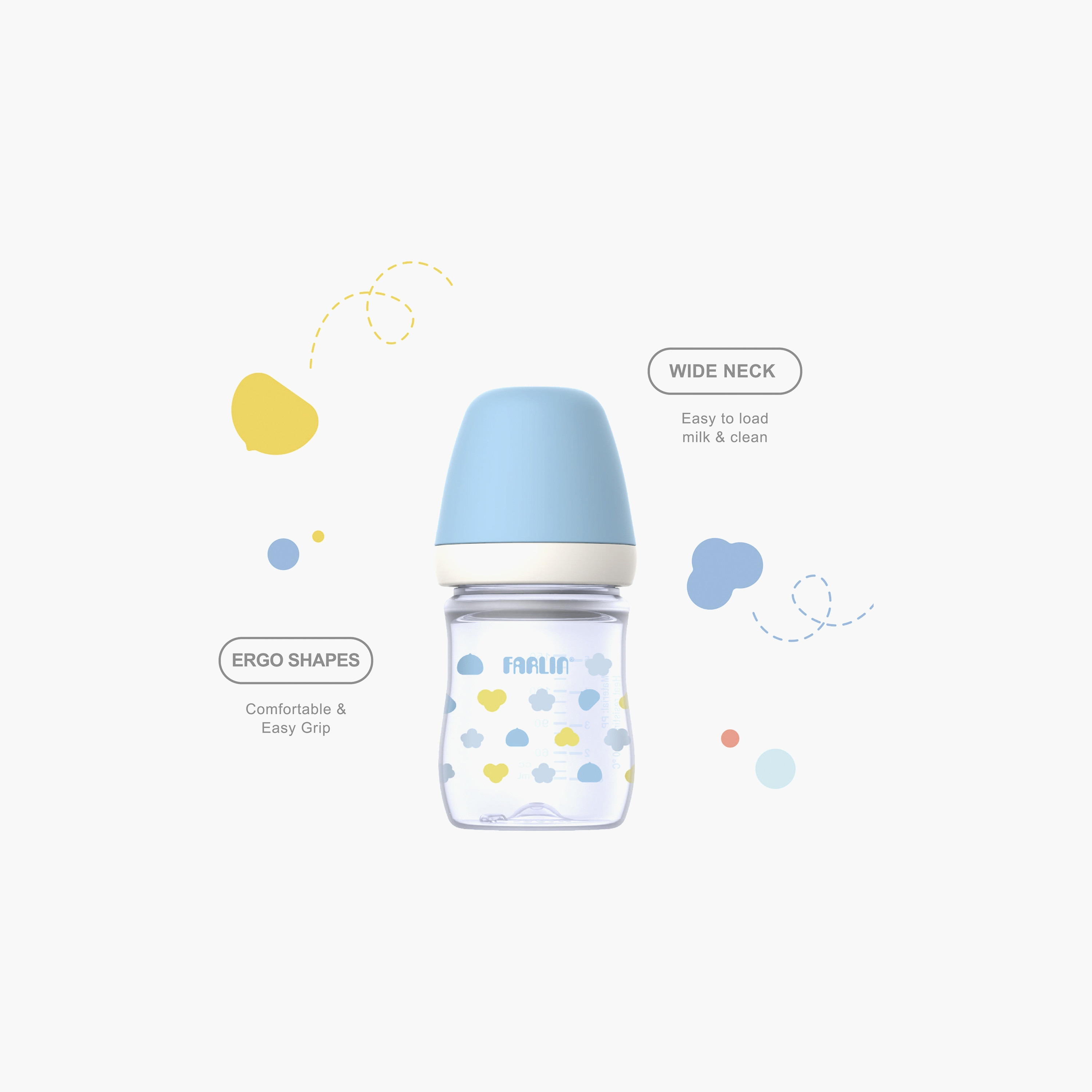 زجاجة رضاعة برقبة عريضة مطبوعة من فارلين - 0 أشهر فما فوق - 150 مل-baby-feeding-feedingbottles-bottlesandteats-image-13