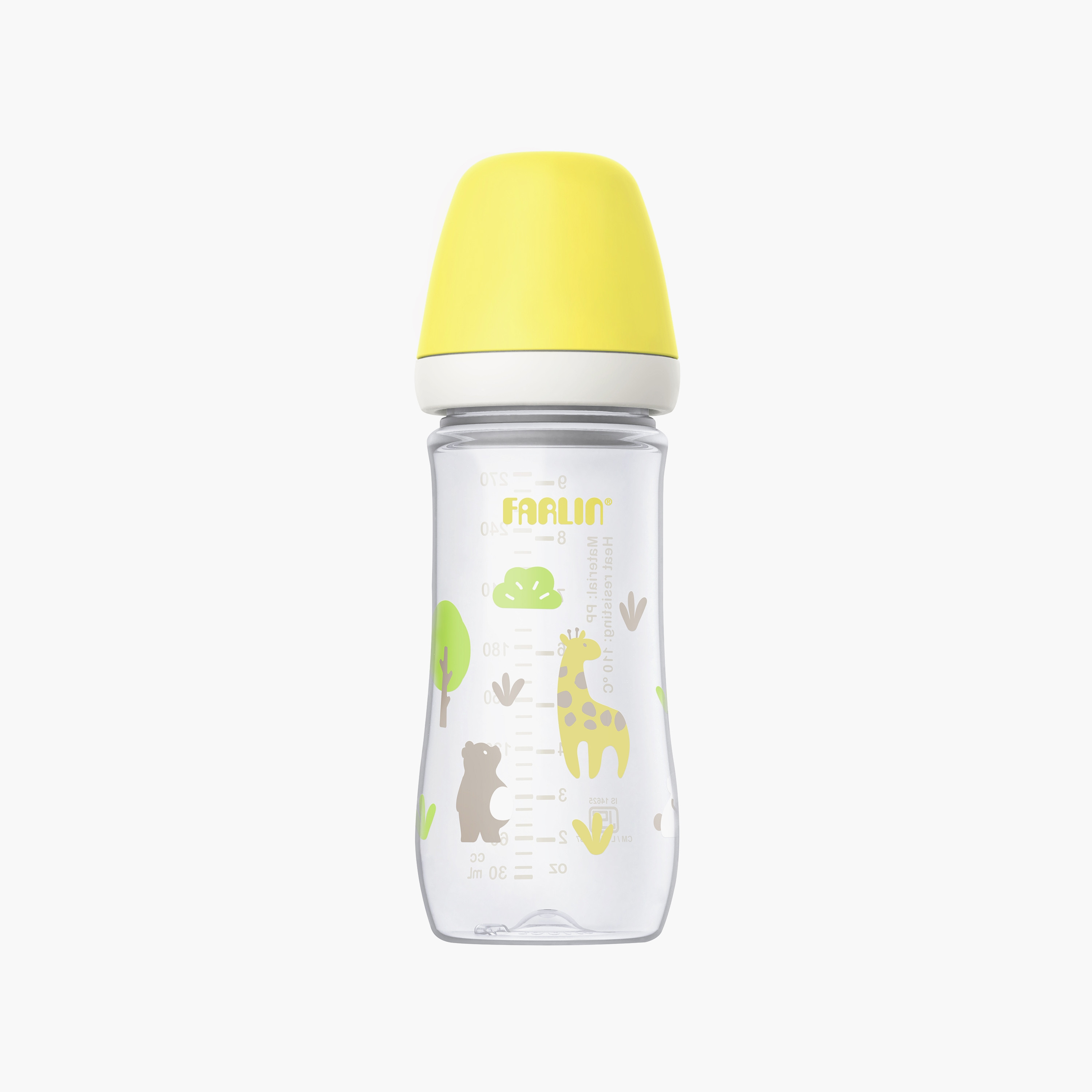 Farlin Printed Wide Neck Feeding Bottle - 3 Months+ - 270ml-baby-feeding-feedingbottles-bottlesandteats-image-27