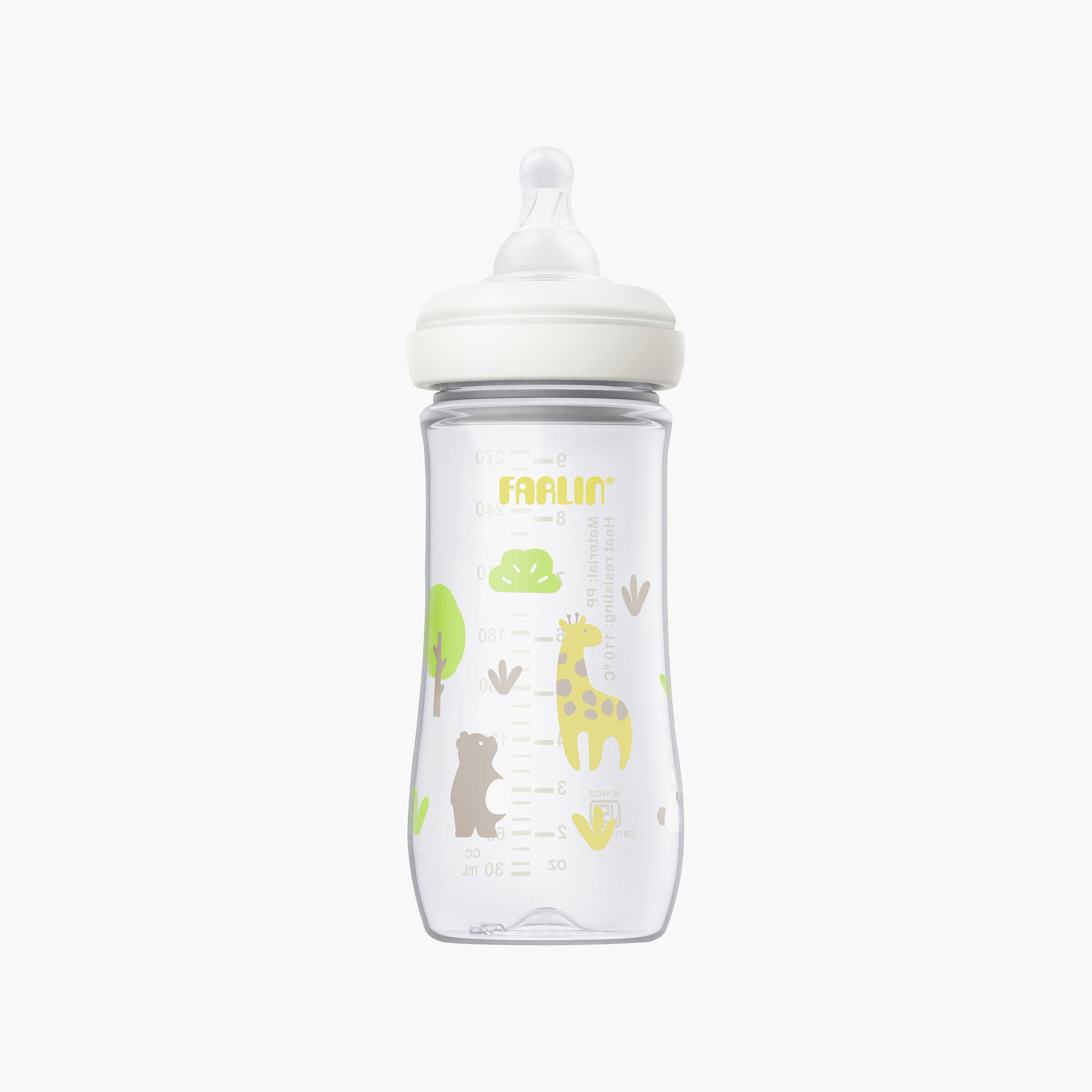 Farlin Printed Wide Neck Feeding Bottle - 3 Months+ - 270ml-baby-feeding-feedingbottles-bottlesandteats-image-6