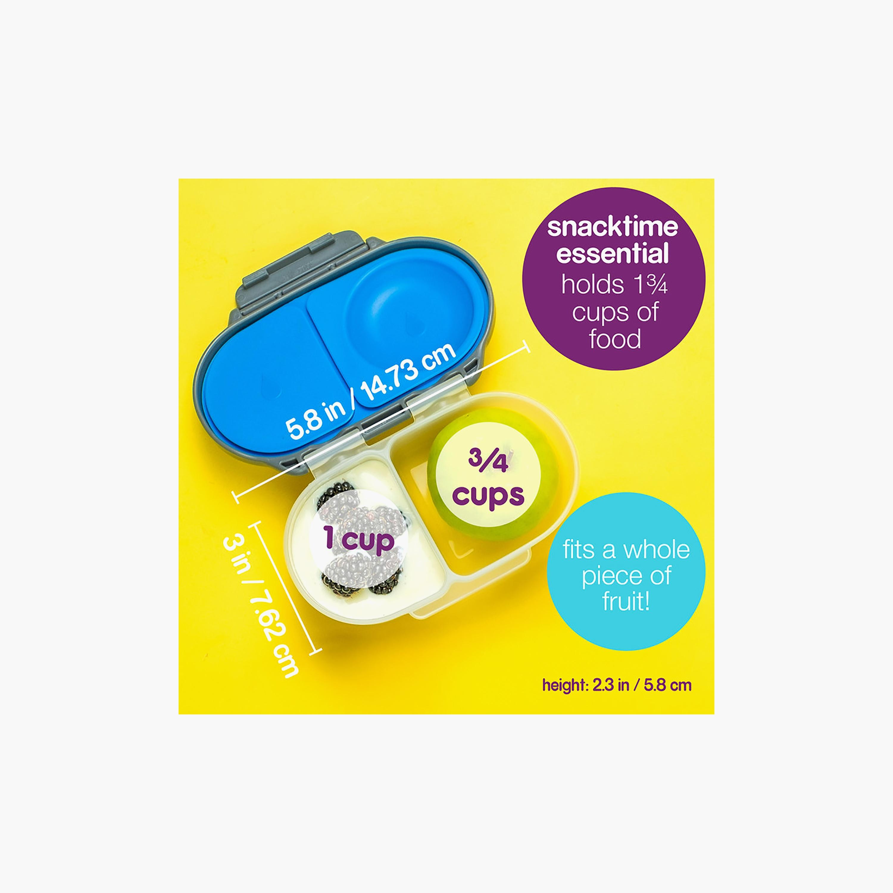 B.box Mini Bento Lunch Box with 2 Leakproof Compartments-school-lunchessentials-lunchboxes-image-2