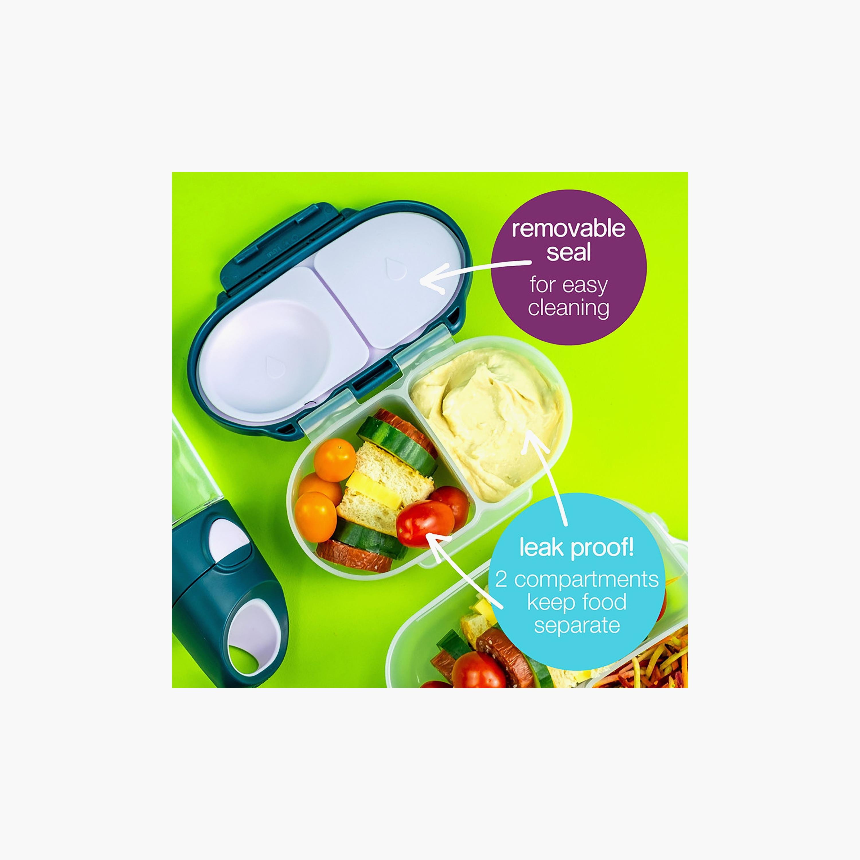 B.box Mini Bento Lunch Box with 2 Leakproof Compartments-school-lunchessentials-lunchboxes-image-3
