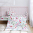 طقم مفارش سرير رضّع بطبعات زهرية من جونيورز - 200×135 سم-baby-nursery-babybedding-image-6