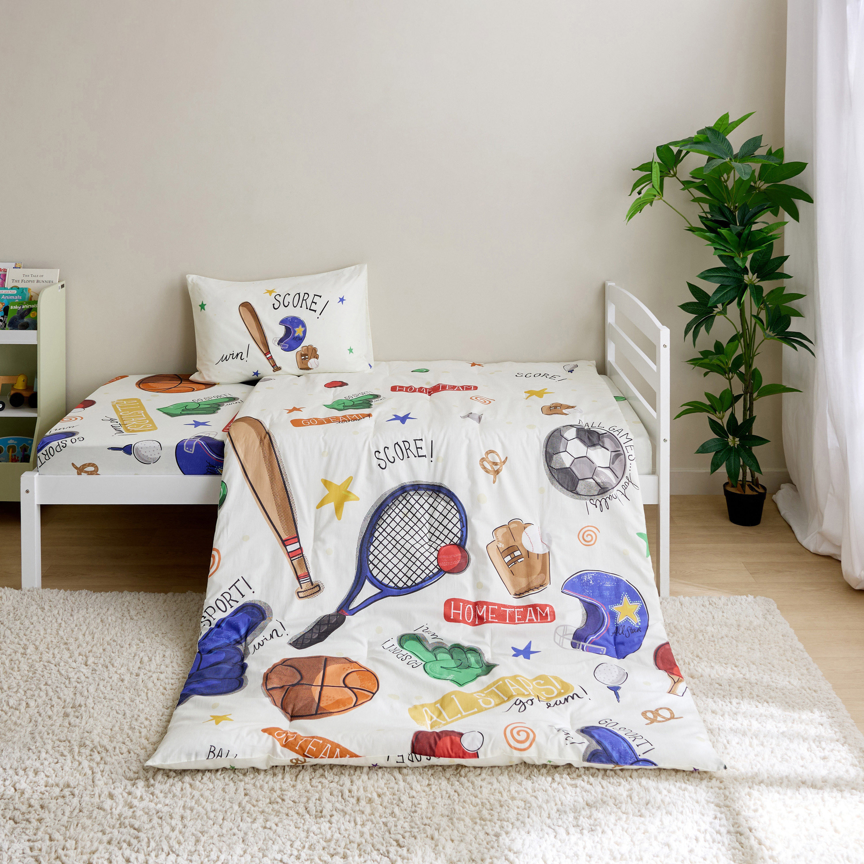Juniors Baby Bedding Set with Graphic Print, 135x200 cm-baby-nursery-babybedding-image-2