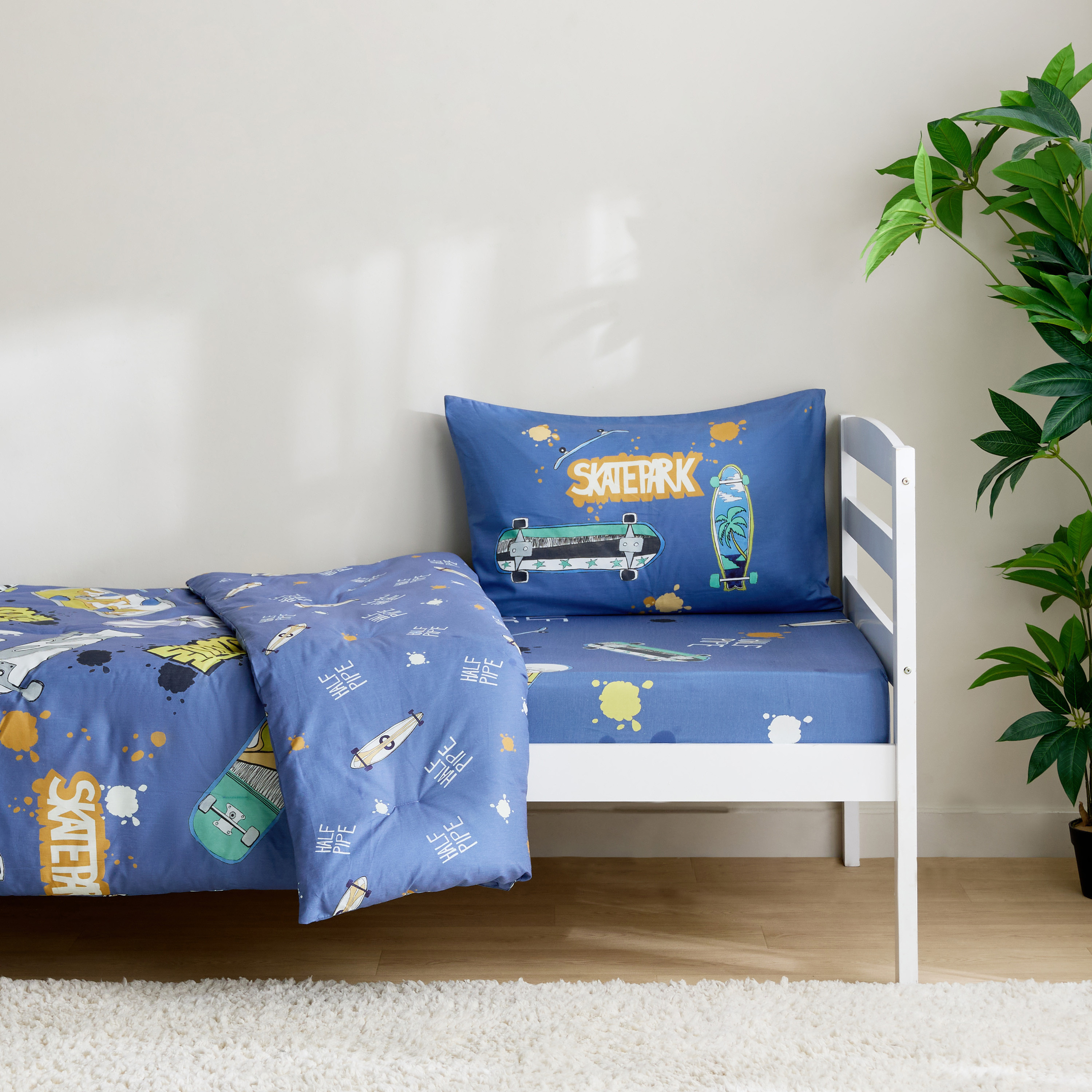 Juniors Baby Bedding Set with Graphic Print, 135x200 cm-baby-nursery-babybedding-image-1