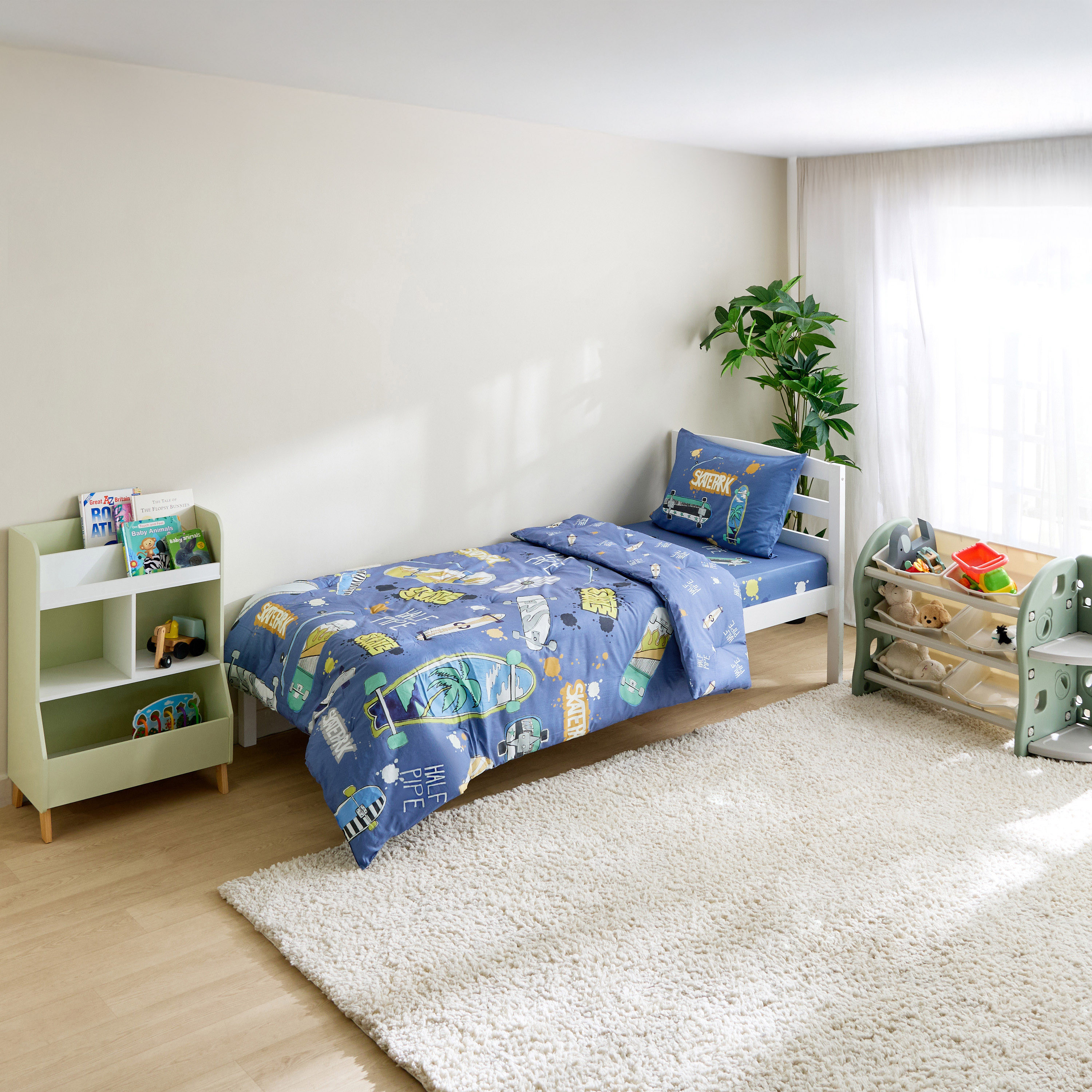 Juniors Baby Bedding Set with Graphic Print, 135x200 cm-baby-nursery-babybedding-image-8