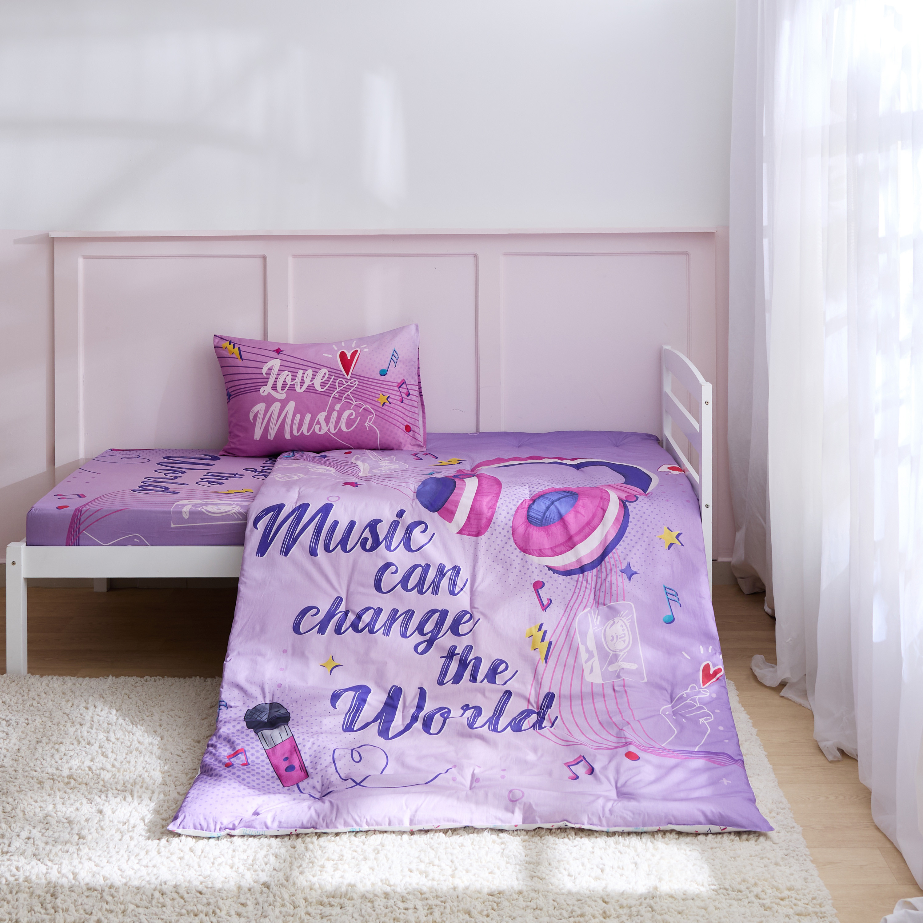 Juniors Baby Bedding Set with Graphic Print, 135x200 cm-baby-nursery-babybedding-image-2