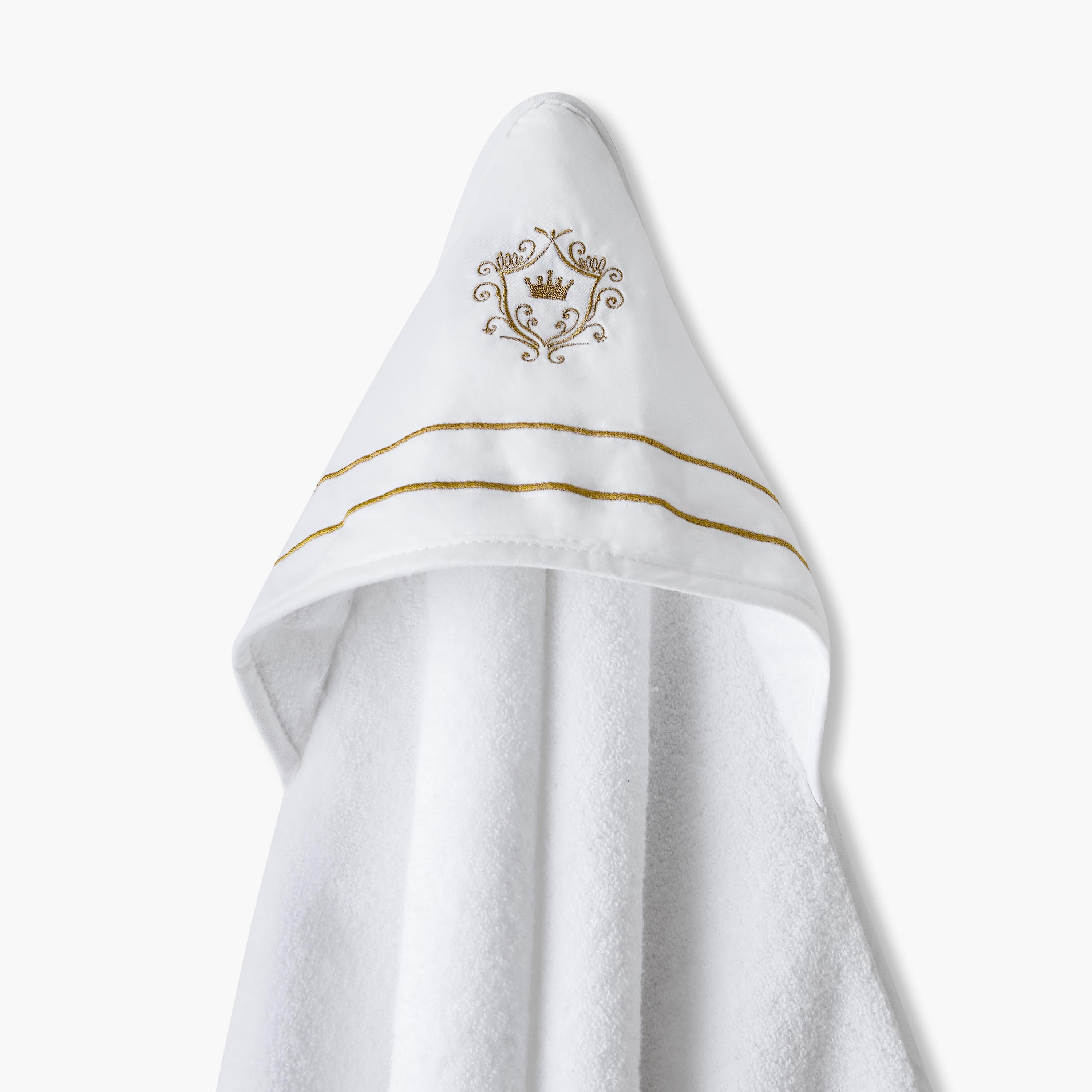منشفة أطفال بقبعة من جيجلز - 75x75 سم-baby-bathandcare-towels-image-2