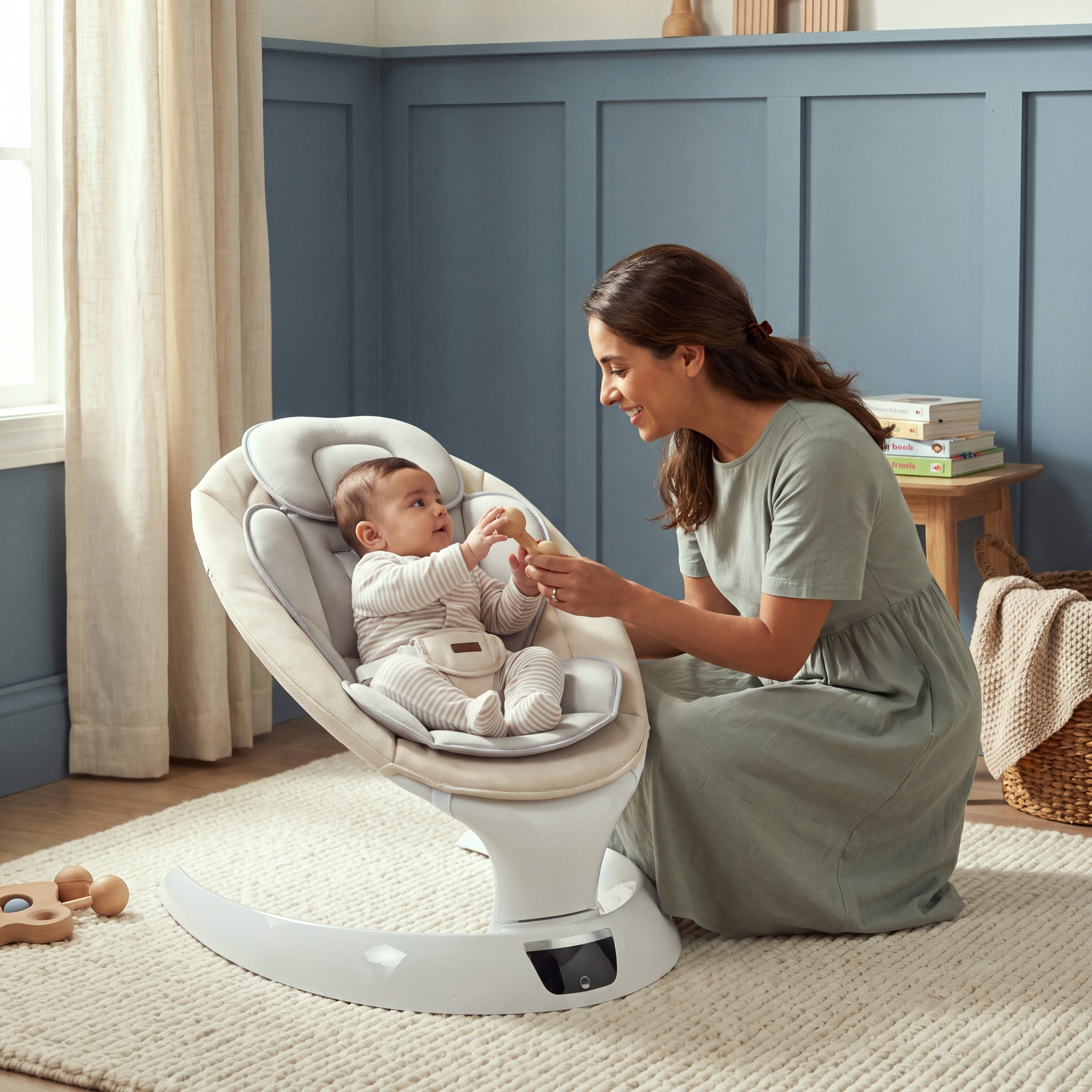 أرجوحة مريحة بحركة انسيابية للأطفال من جيجلز-baby-infantactivity-swings-image-10
