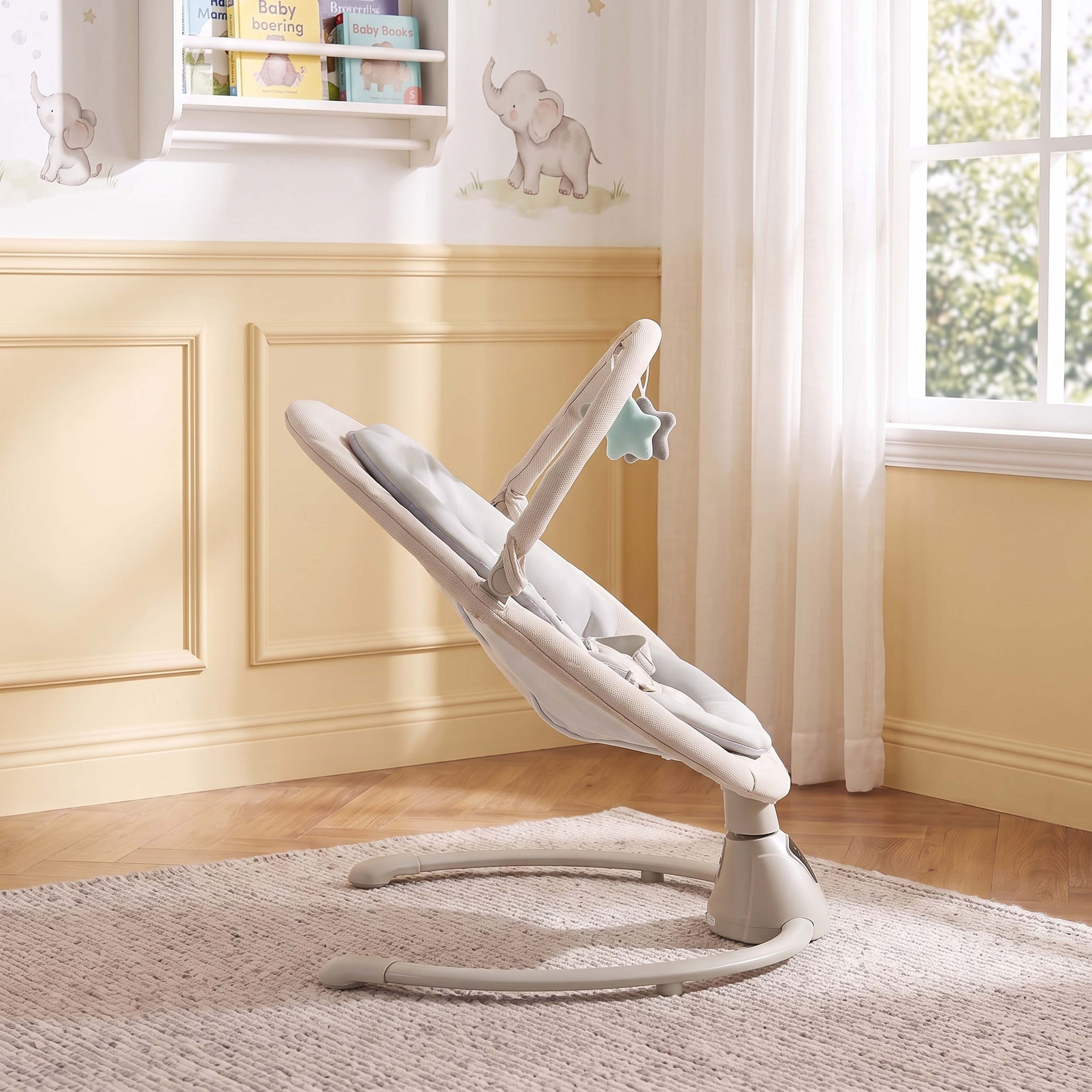 أرجوحة كهربائية للأطفال جوين من جونيورز-baby-infantactivity-swings-image-3