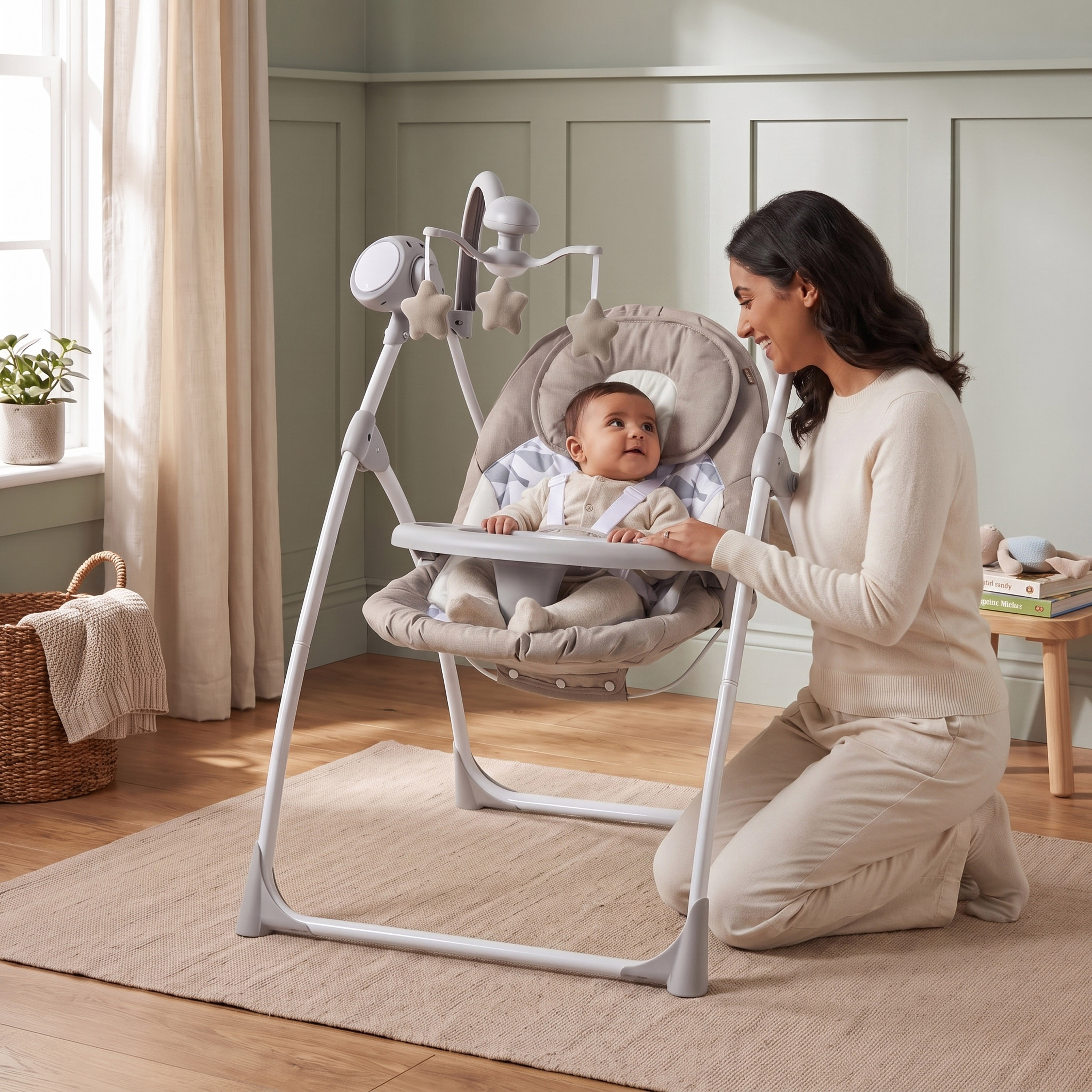 أرجوحة أطفال شيري من جيجلز-baby-infantactivity-swings-image-15