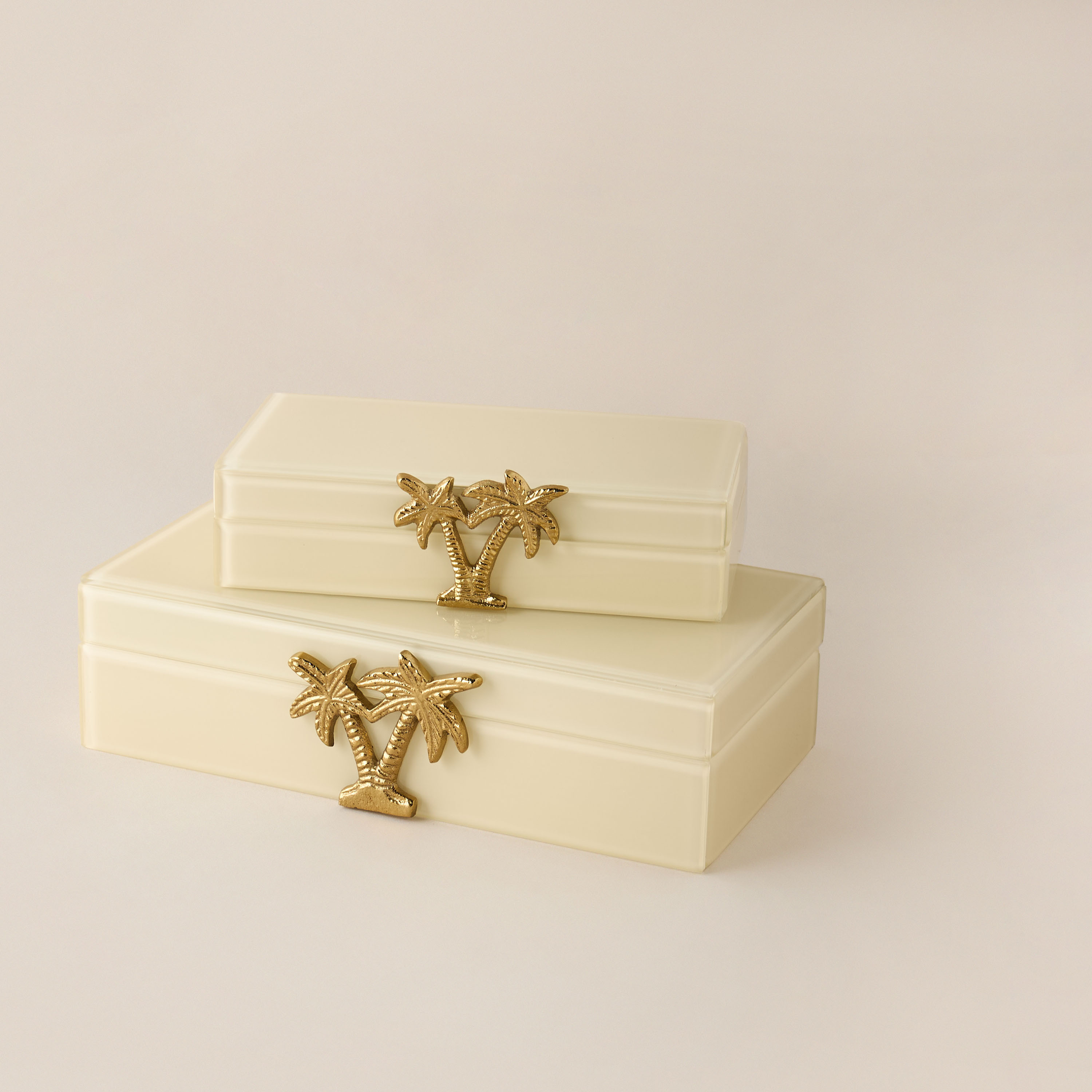 Palm Tree Accent Decorative Storage Box - 22x11x6 cms-household-storage-jewelleryorganizing-jewelleryboxesandstands-image-7