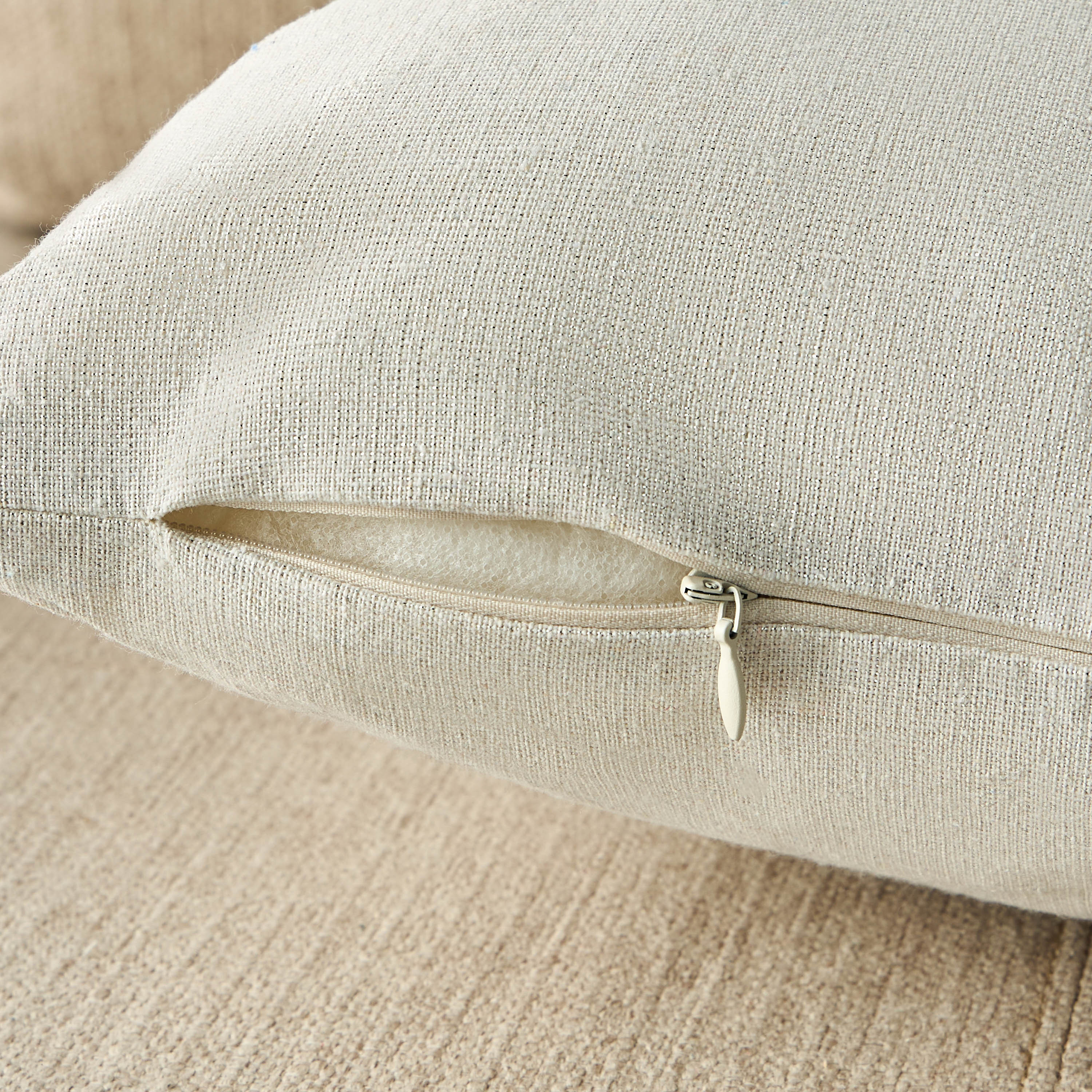 Filled Cushion with Zip Closure - 45x45 cm-household-cushionsandthrows-filledcushions-decorativecushions-image-3