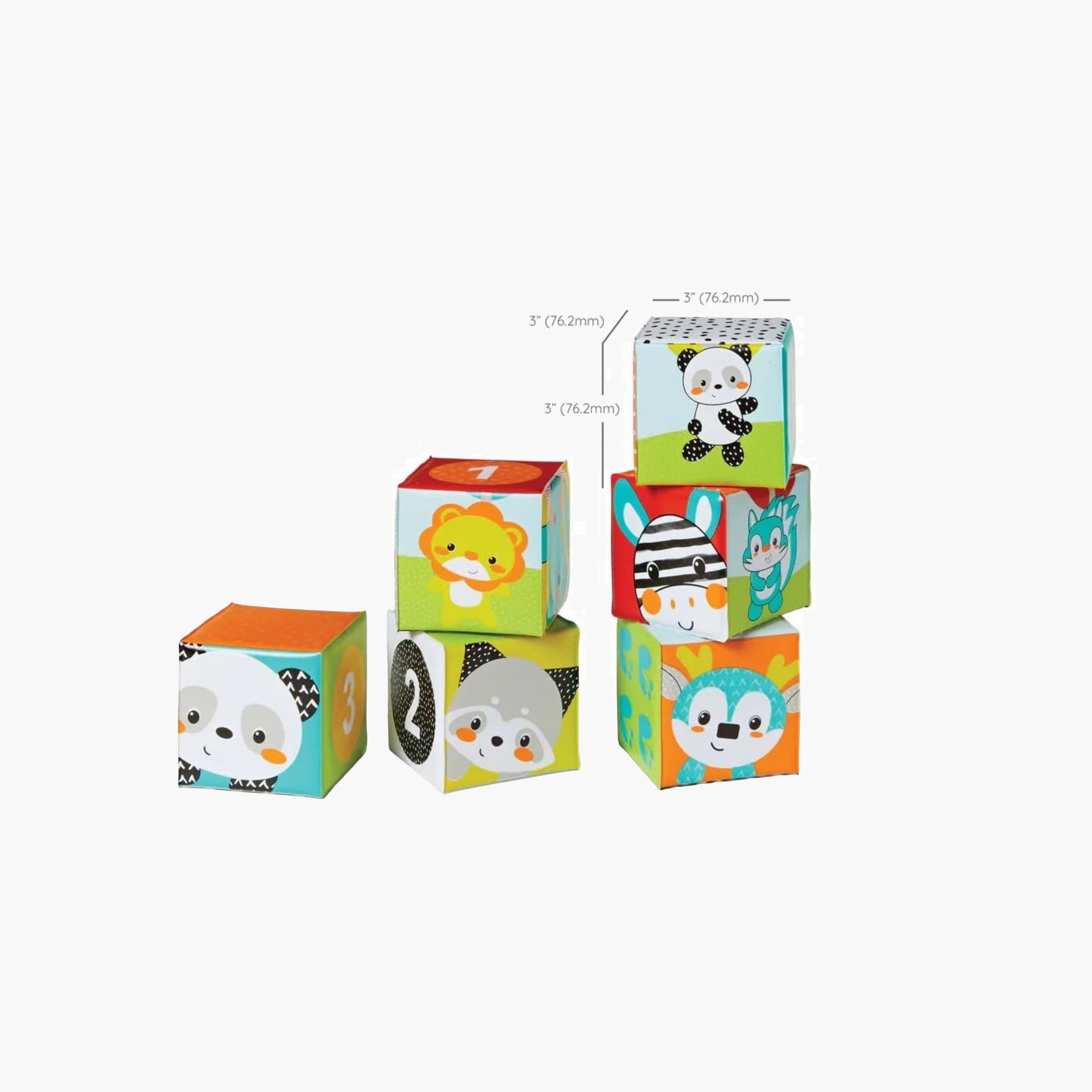 Infantino 6-Piece Colours and Numbers Bath Block Toy Set-toys-babyandtoddlertoys-bathtoys-image-2