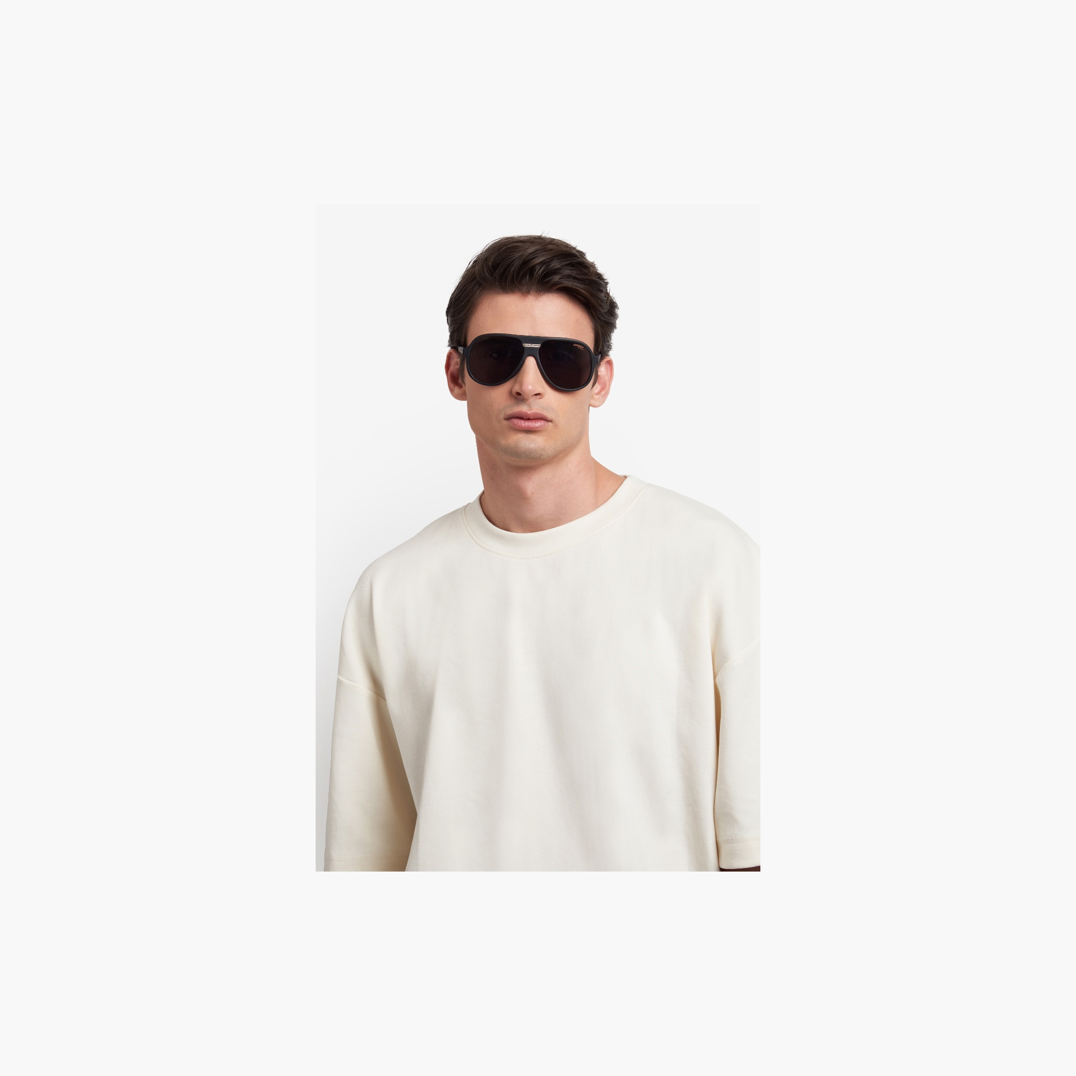 Aviator Style Full Rim Sunglasses-men-sunglasses-image-4