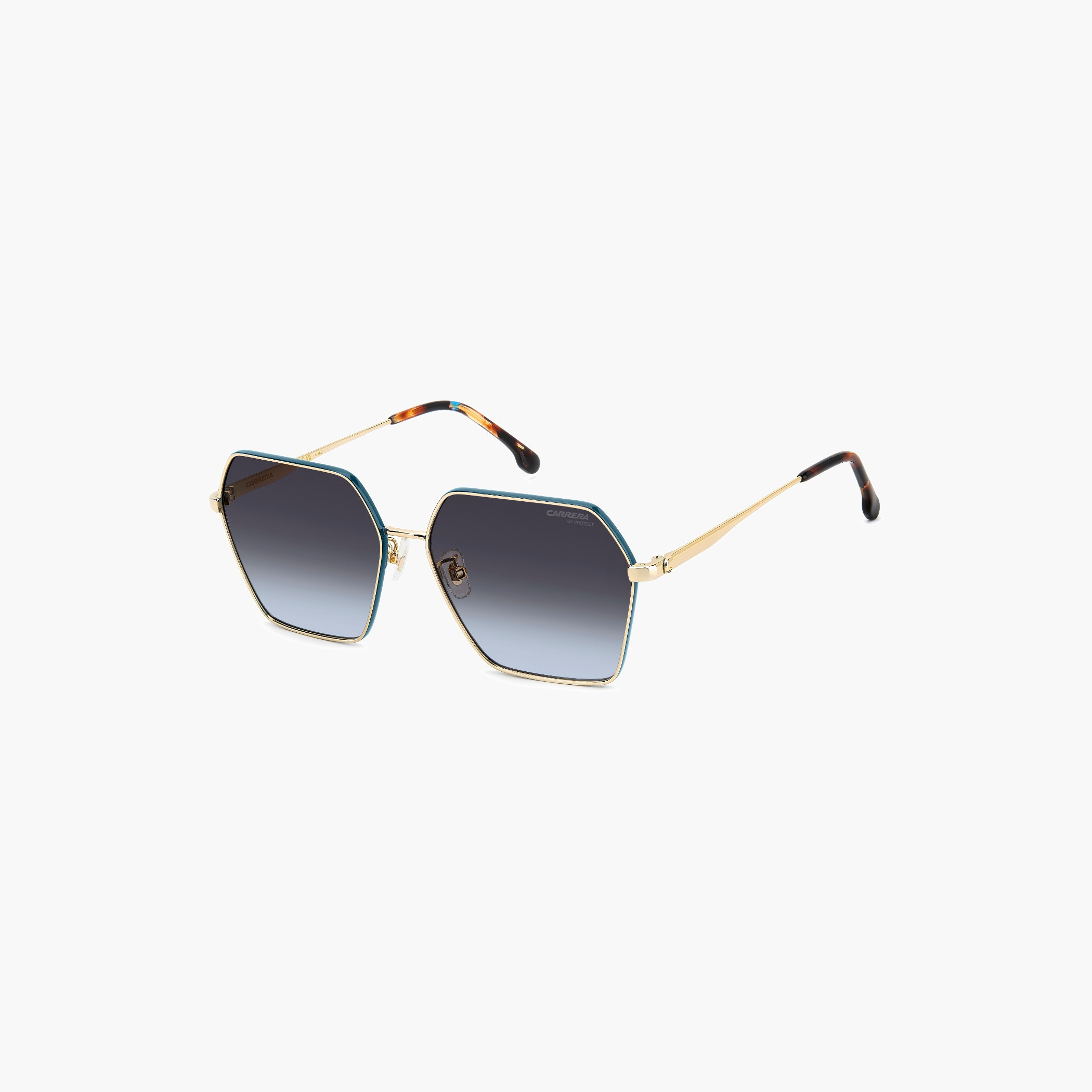 Hexagonal Gradient Lens Sunglasses-women-sunglasses-image-1