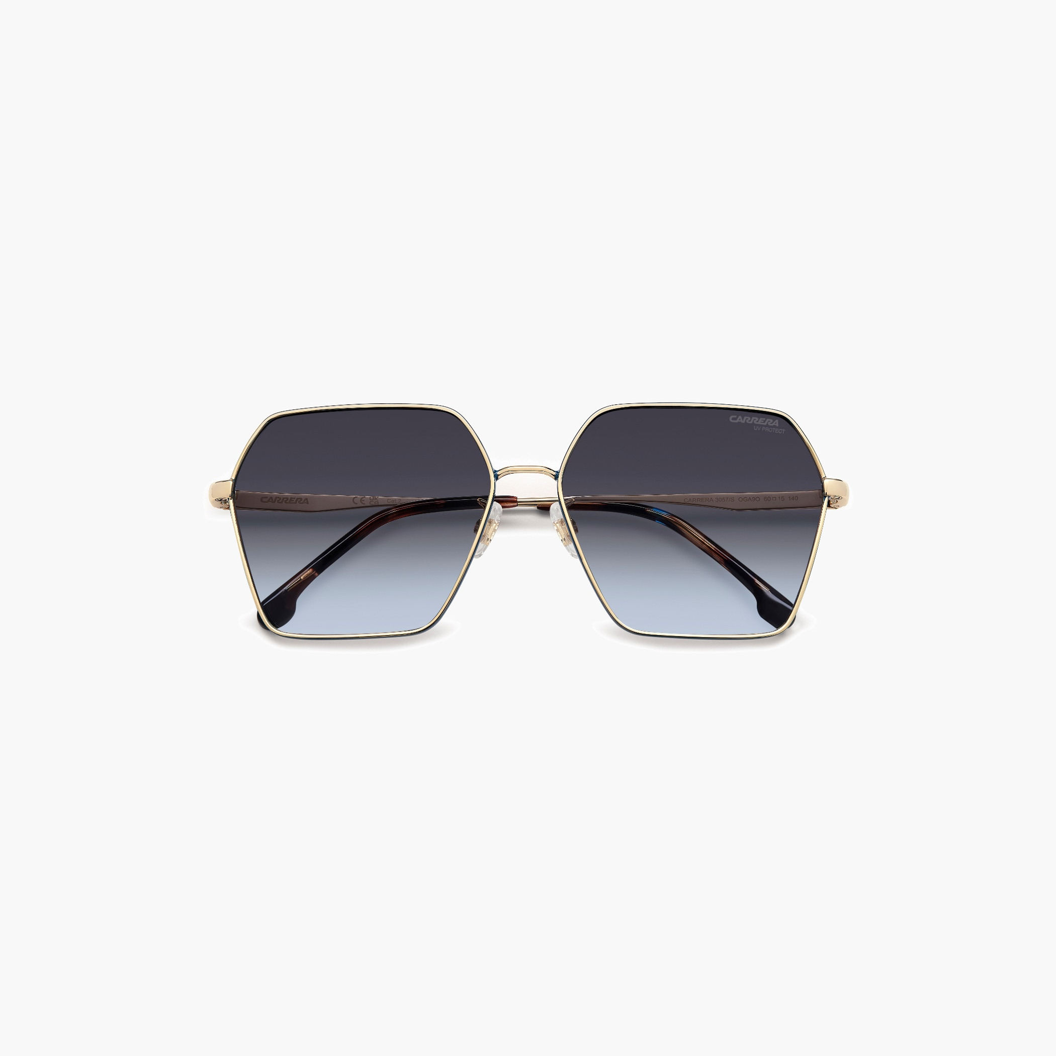 Hexagonal Gradient Lens Sunglasses-women-sunglasses-image-5