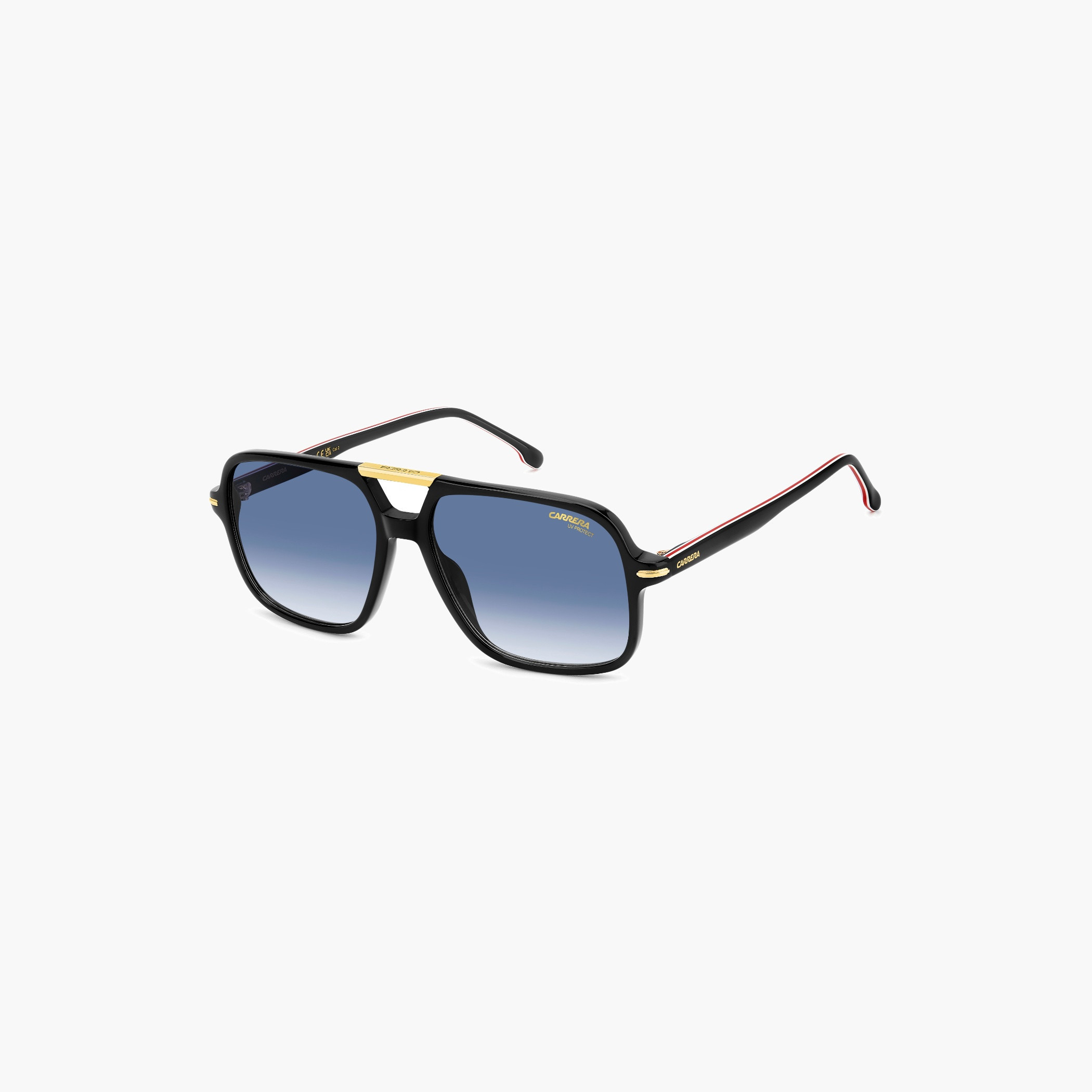 Square Frame Sunglasses with Gradient Lenses-men-sunglasses-image-1