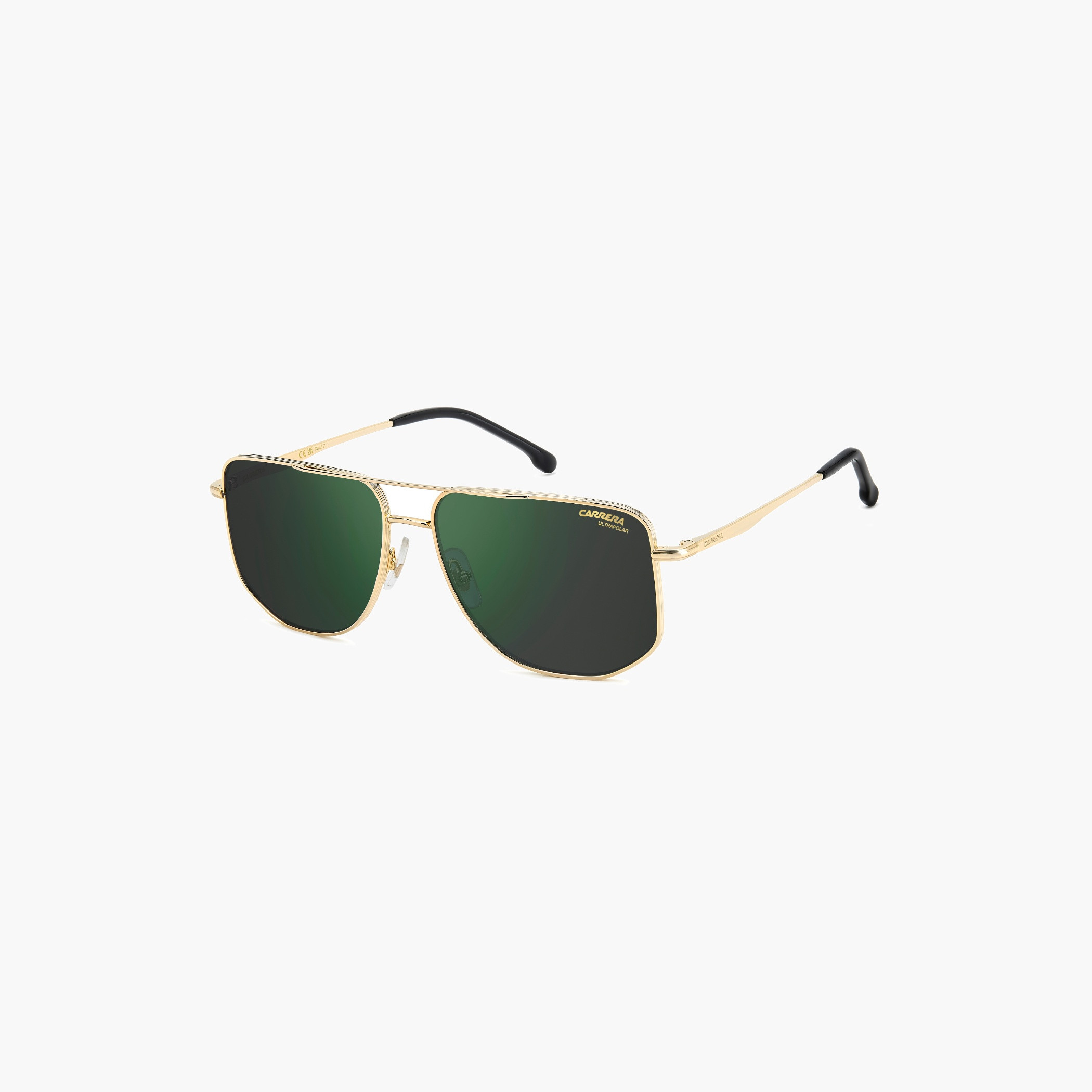 Aviator Sunglasses Gold Frame Green Lens-men-sunglasses-image-1