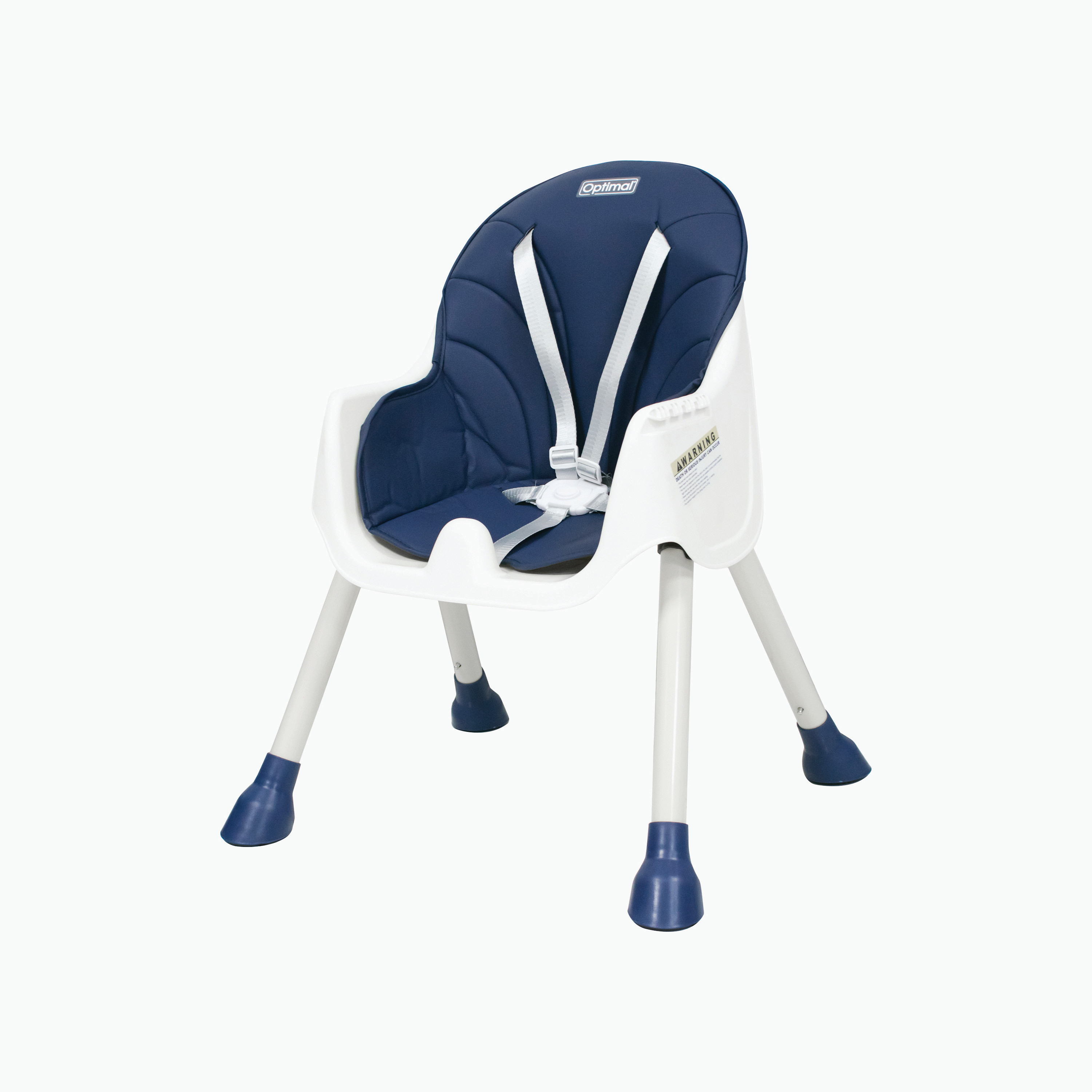 Optimal 3-In-1 Convertible Baby High Chair - Blue-baby-feeding-highchairsandboosters-image-2