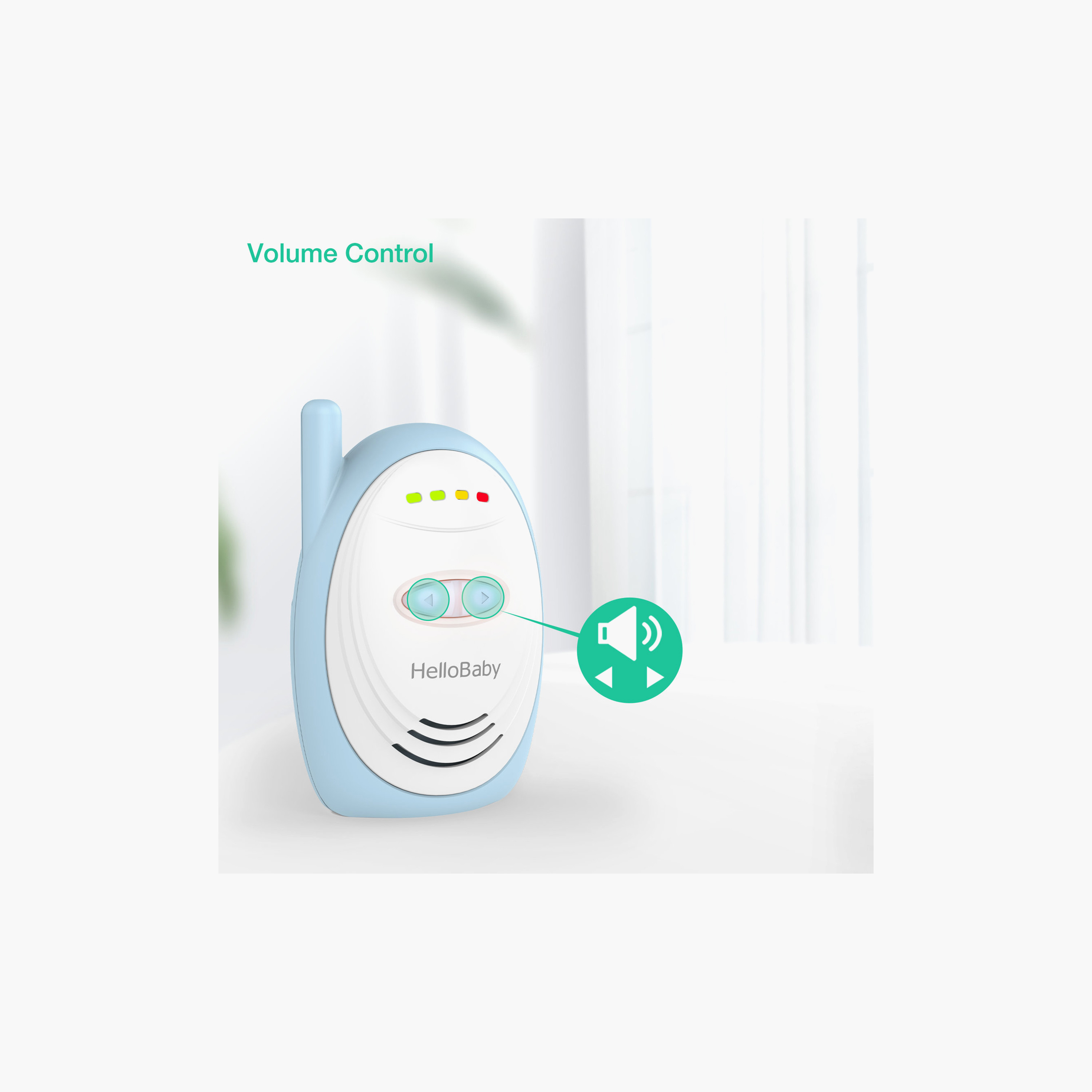 HelloBaby Digital Audio Baby Monitor with Sound Indicator-baby-healthandsafety-babymonitors-image-6