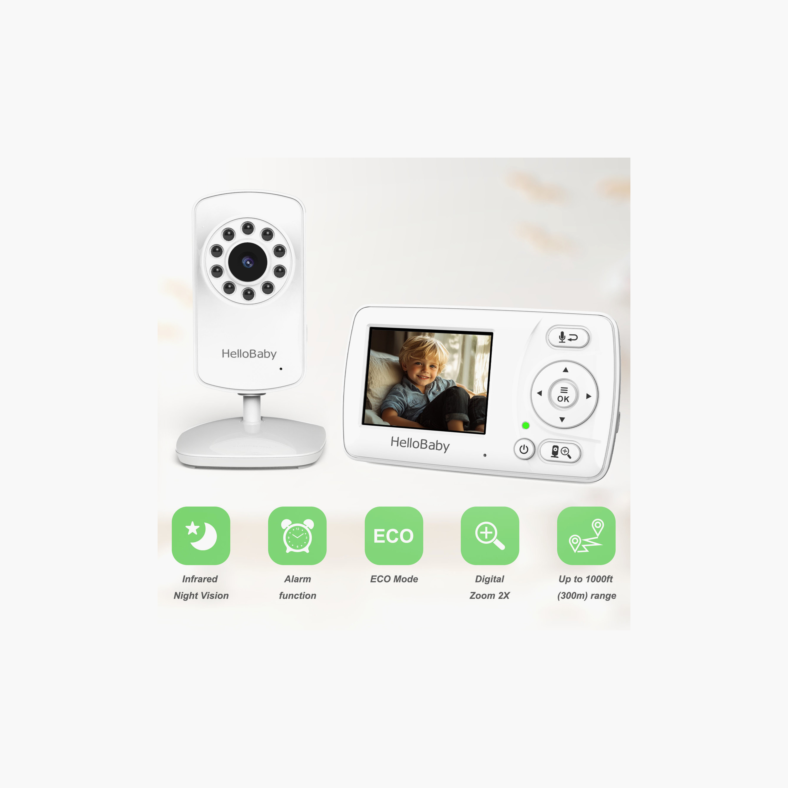 HelloBaby 2.4 inch Smart Monitor-baby-healthandsafety-babymonitors-image-2