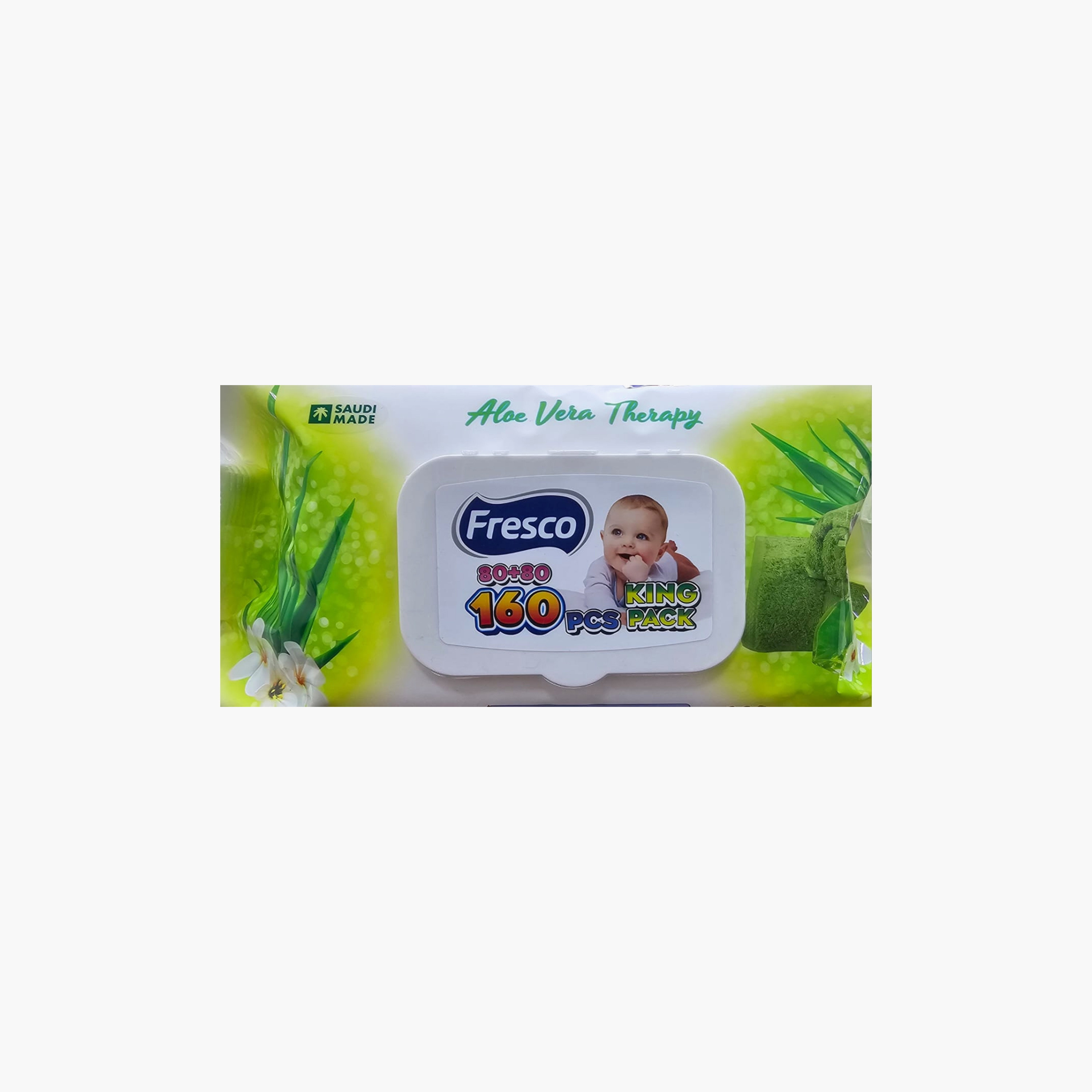 Fresco 160-Piece Aloe Vera Therapy Wet Wipes-baby-diapering-babywipes-image-2
