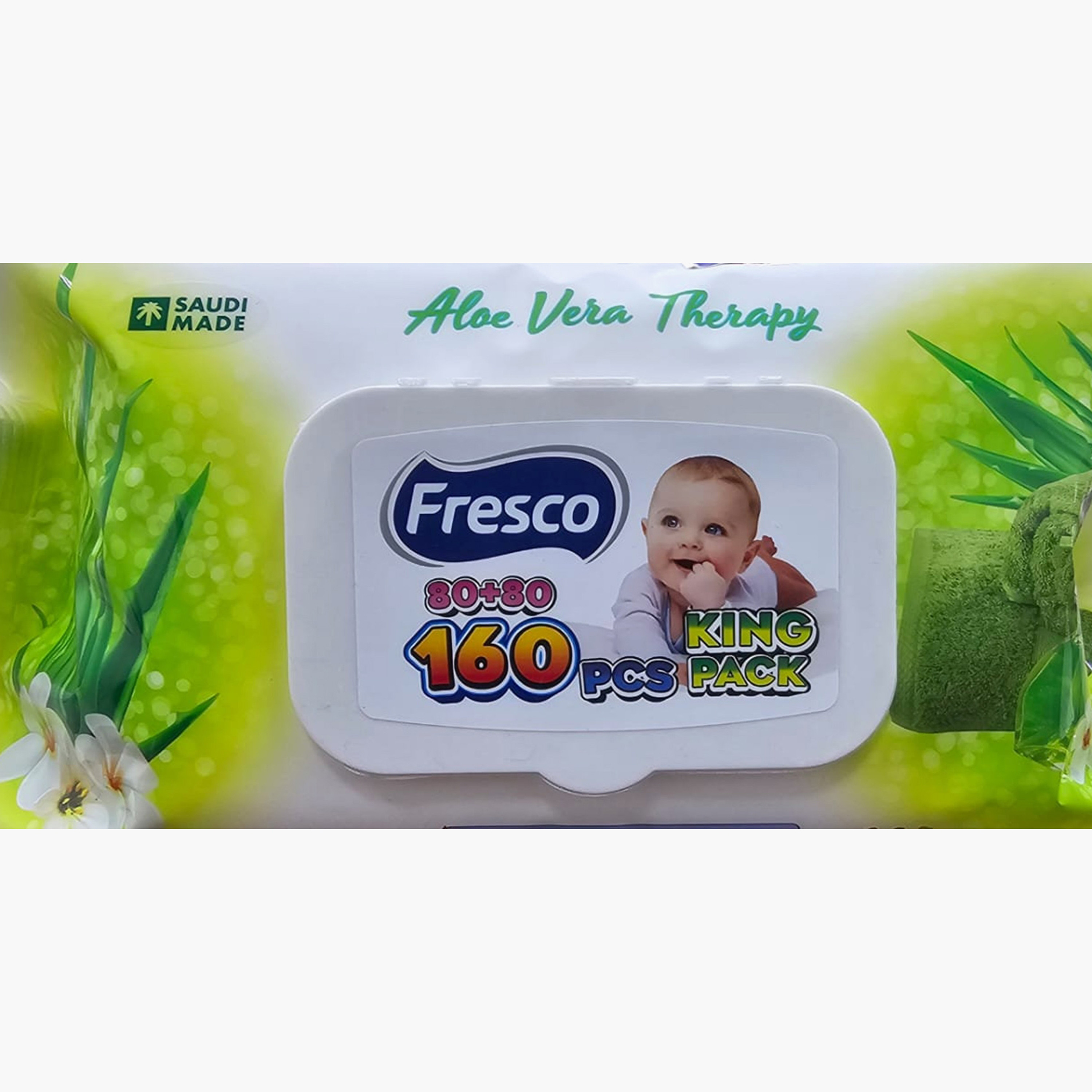 Fresco 160-Piece Aloe Vera Therapy Wet Wipes-baby-diapering-babywipes-image-4