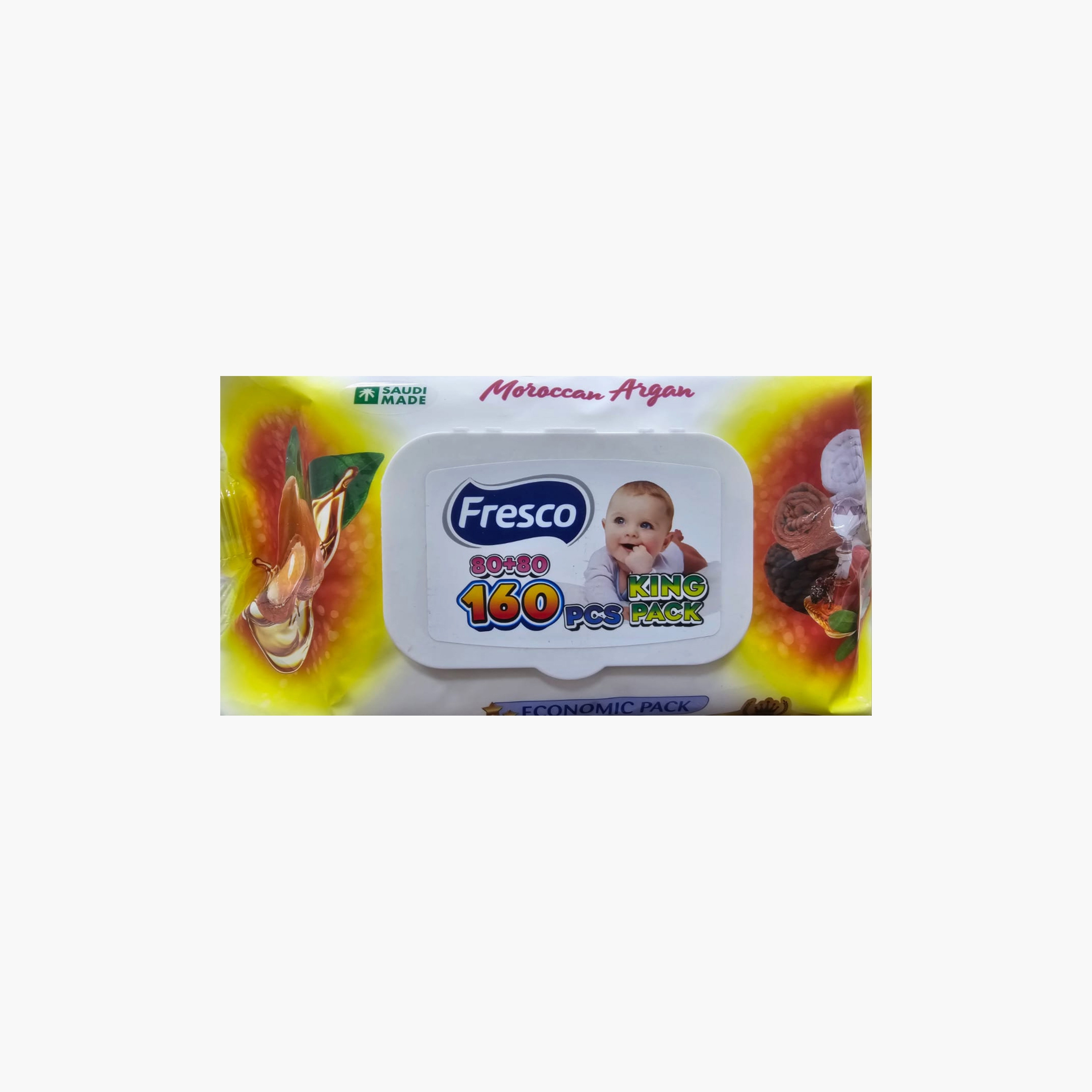 Fresco 160-Piece Moroccan Argan Wet Wipes-baby-diapering-babywipes-image-2